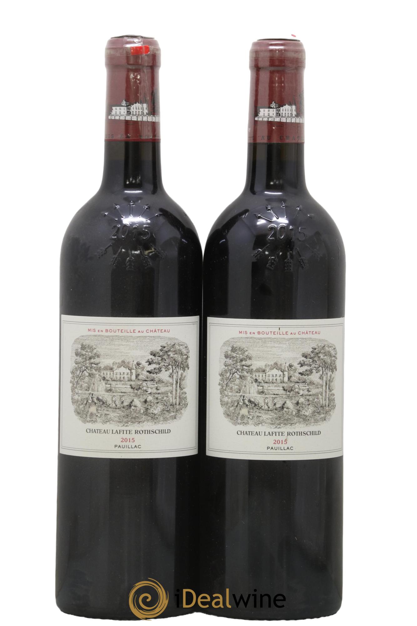 Château Lafite Rothschild 1er Grand Cru Classé  2015 - Lot de 2 bouteilles - 0
