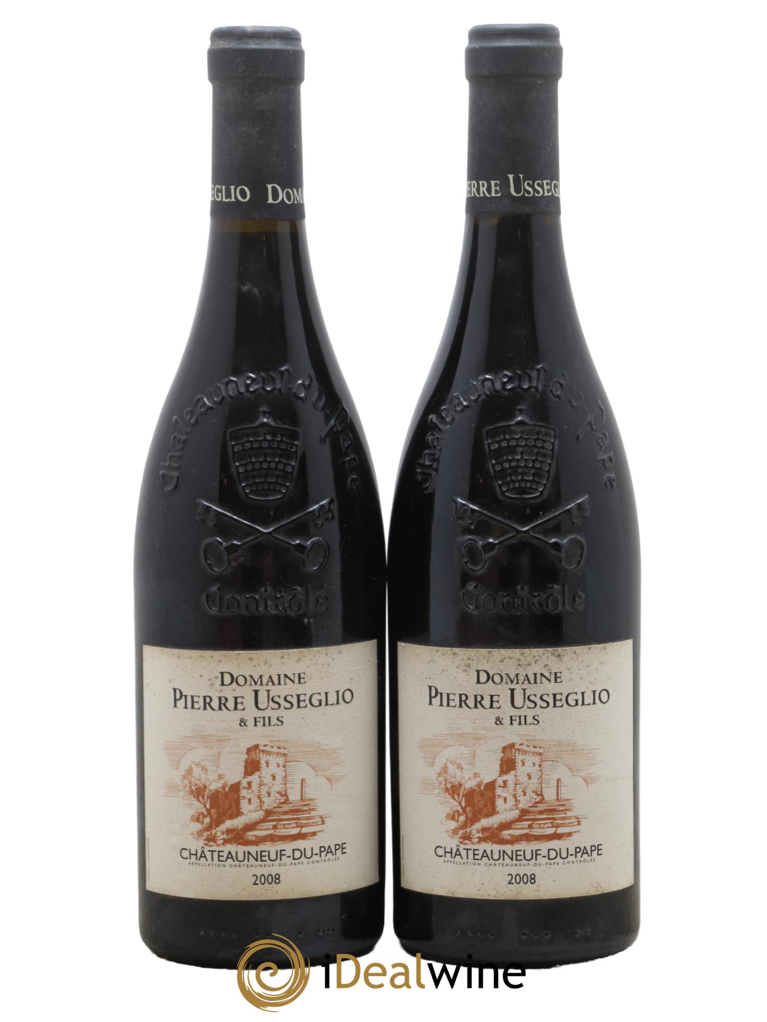 Châteauneuf-du-Pape Raymond Usseglio & Fils (Domaine) 2008 - Lot de 2 bouteilles - 0