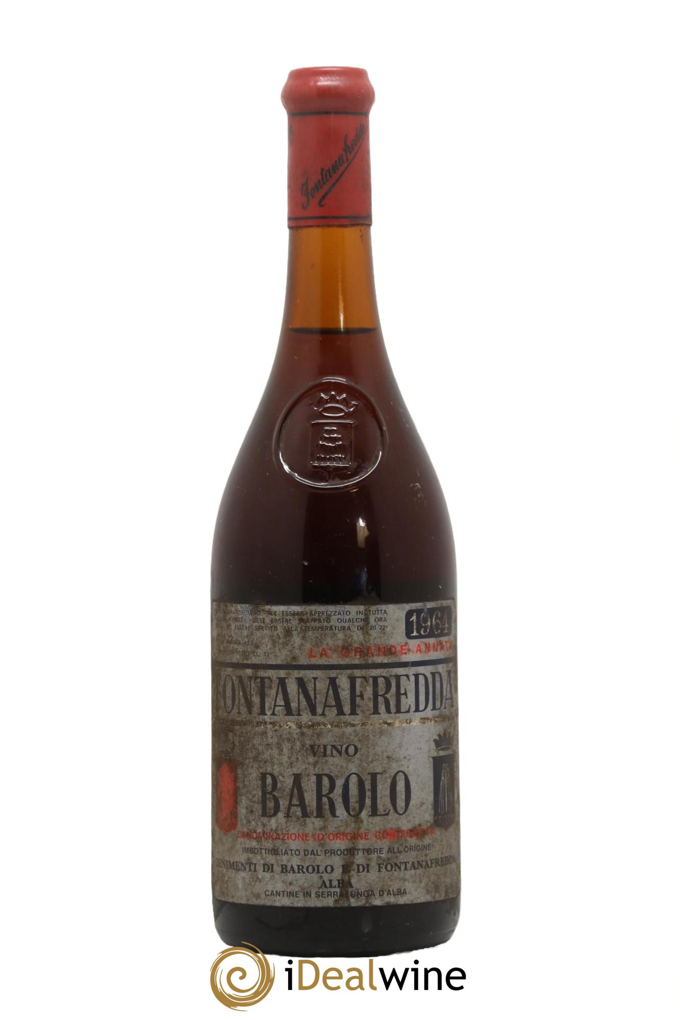 Barolo Fontanafredda 1964 - Lot de 1 bouteille - 0