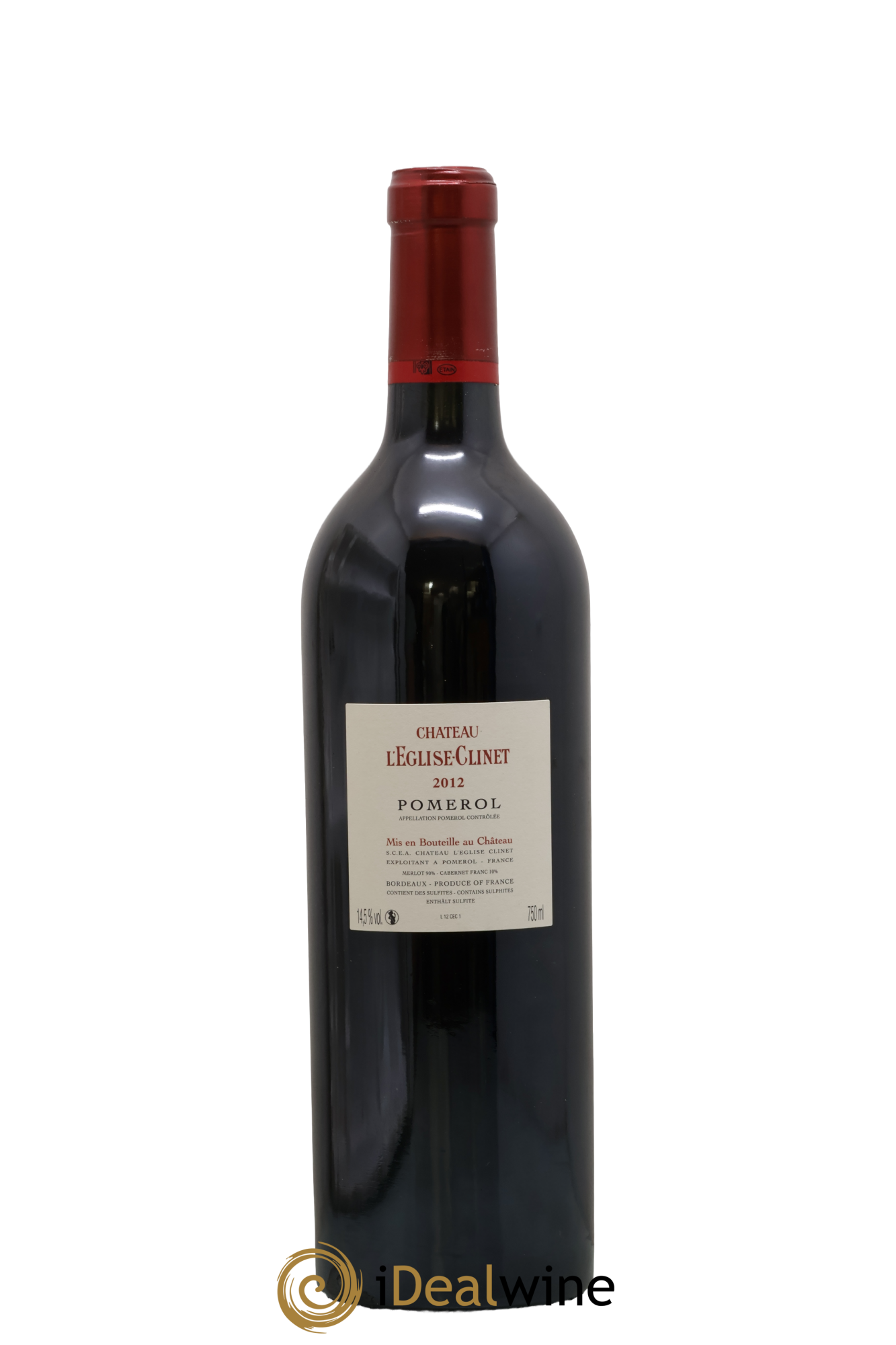 Château l' Église Clinet 2012 - Lot de 1 bouteille - 1