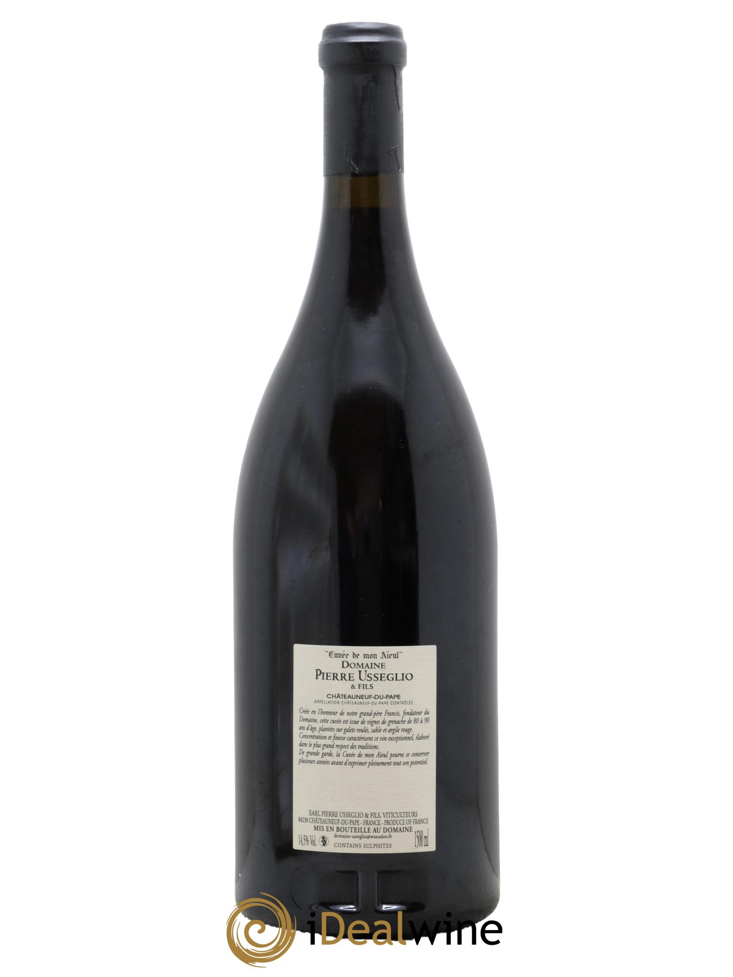 Châteauneuf-du-Pape Cuvée de mon Aïeul Pierre Usseglio & Fils 2010 - Lot de 1 magnum - 1