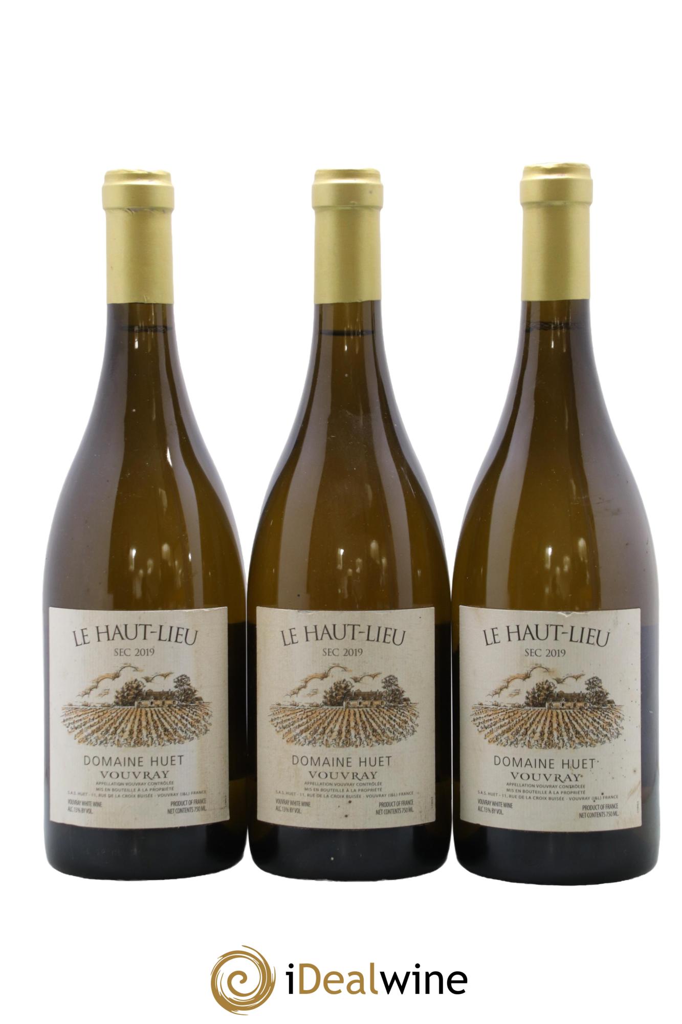 Vouvray Le Haut-Lieu Sec Domaine Huet 2019 - Posten von 3 Flaschen - 0
