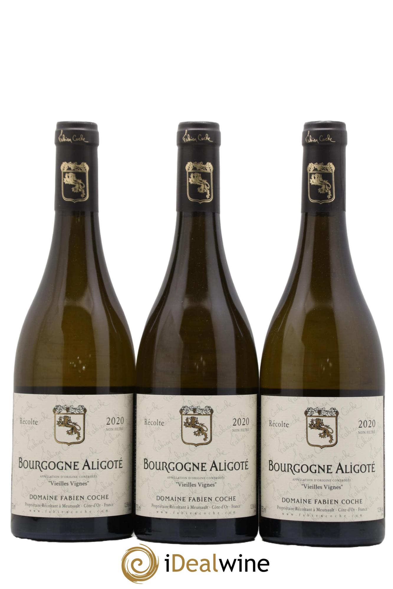 Bourgogne Aligoté Vieilles Vignes Domaine Fabien Coche 2020 - Lotto di 3 bottiglie - 0