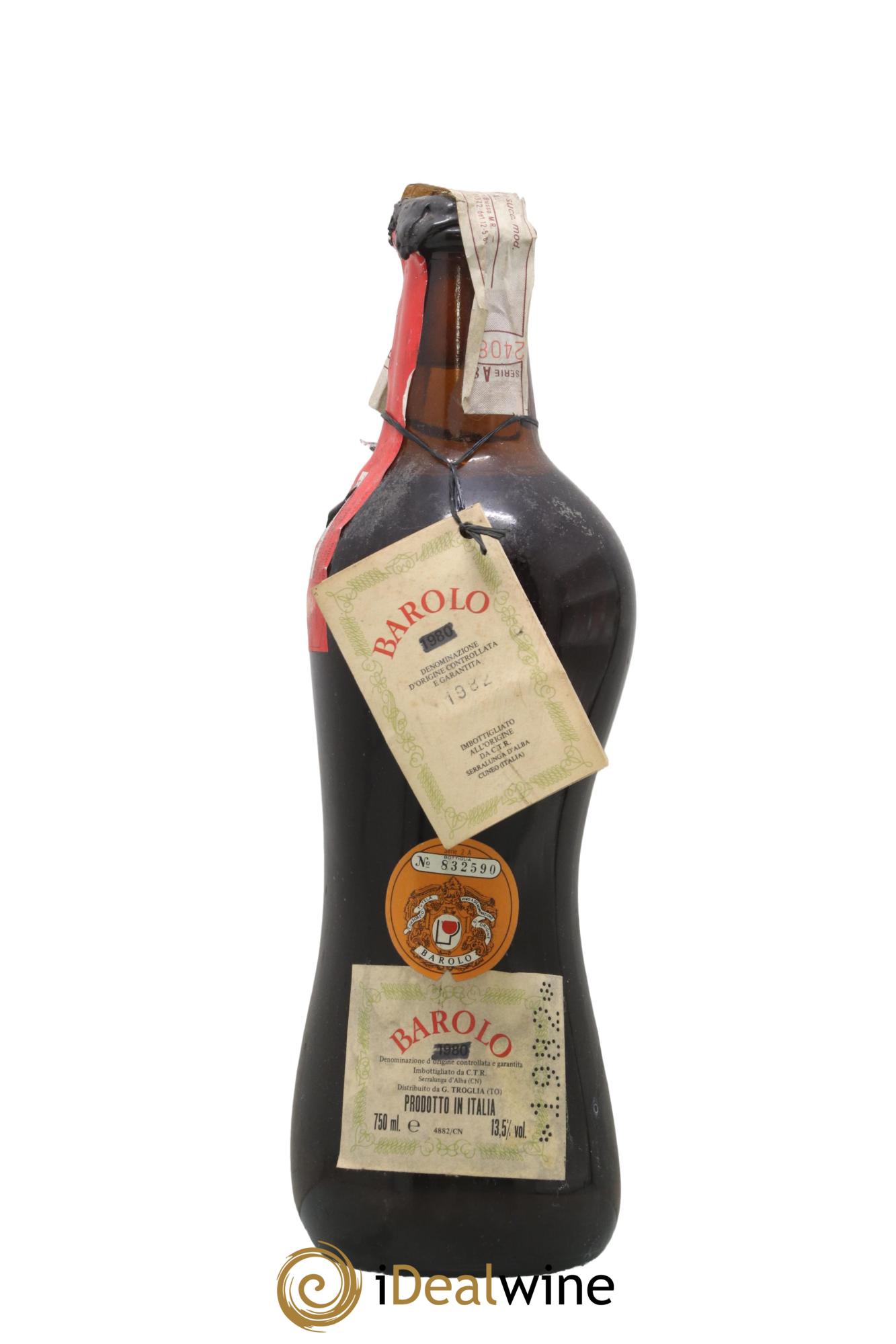 Barolo Cappellano Troglia 1982 - Lot de 1 bouteille - 0