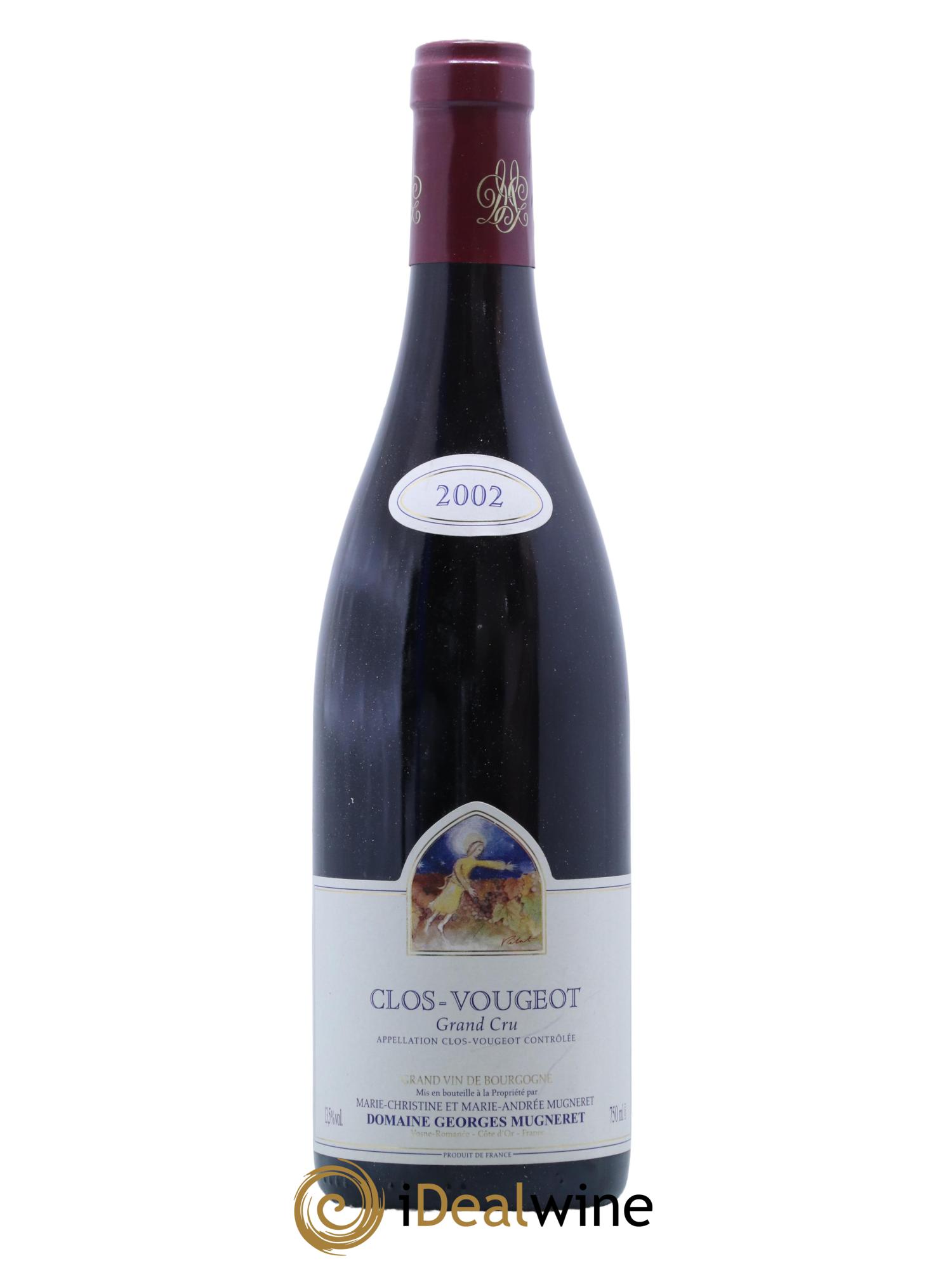 Clos de Vougeot Grand Cru Georges Mugneret-Gibourg (Domaine) 2002 - Lot de 1 bouteille - 0