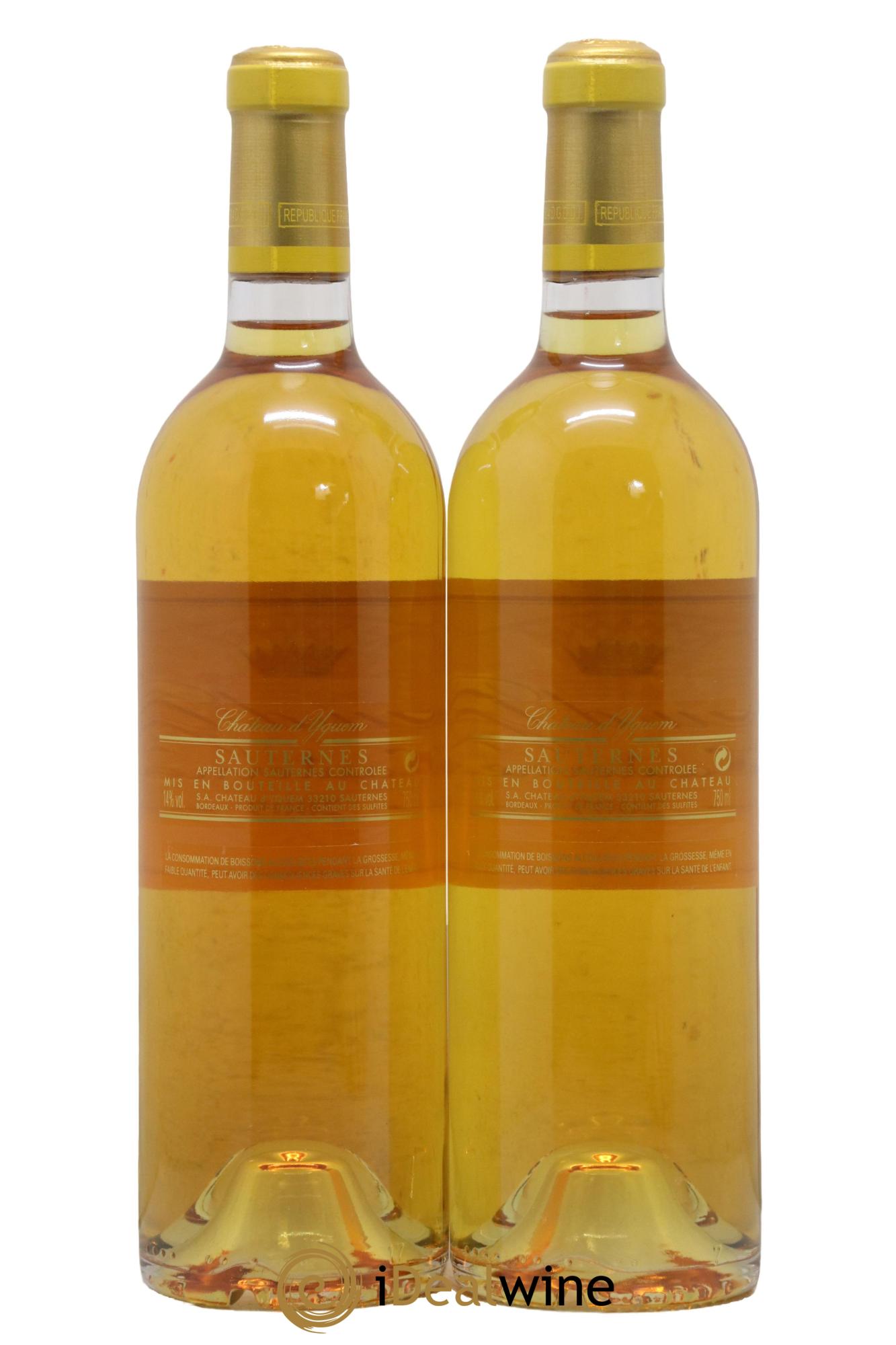 Château d' Yquem 1er Cru Classé Supérieur  2009 - Lotto di 2 bottiglie - 1