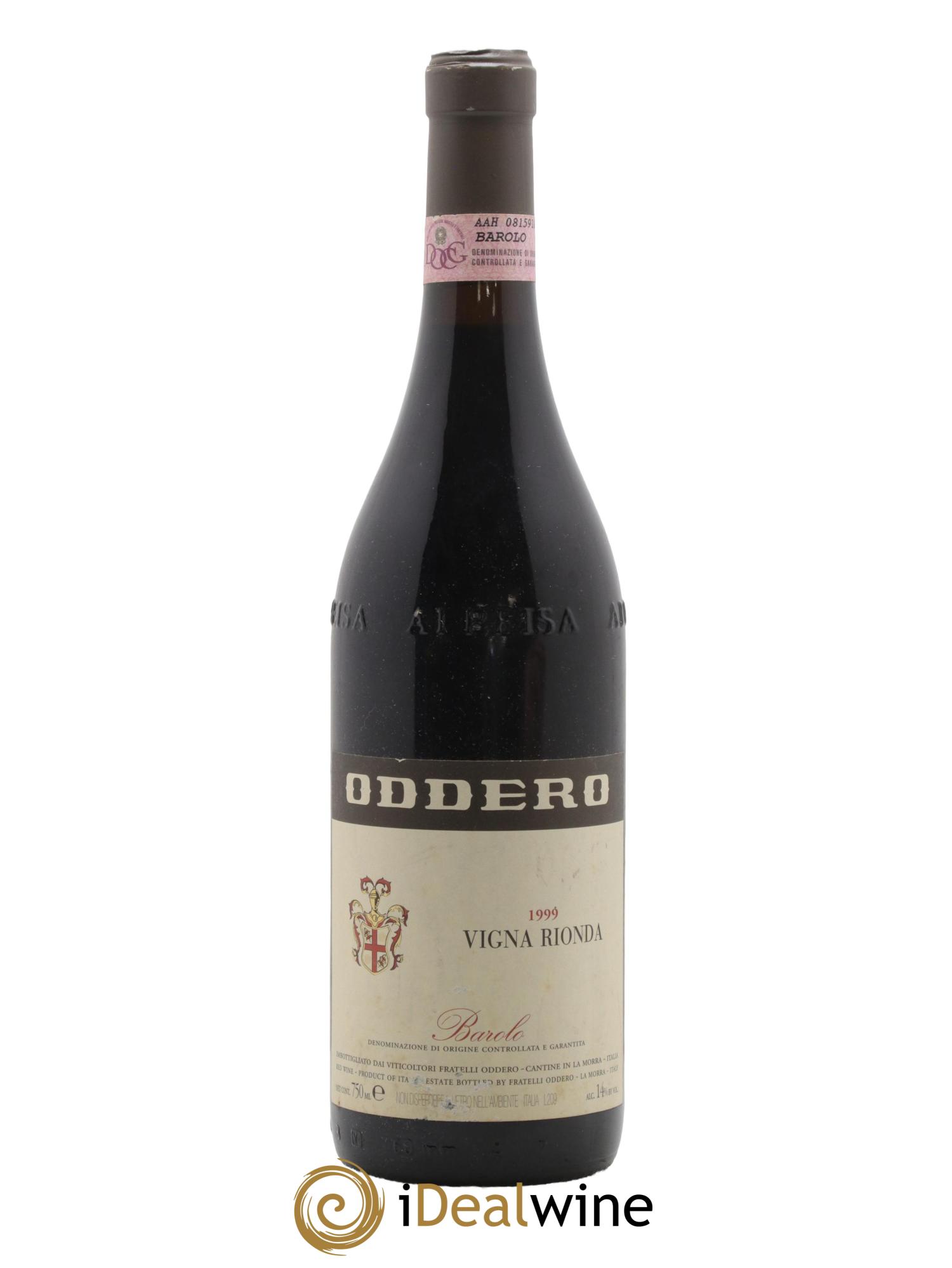 Barolo DOCG Vigna Rionda Oddero 1999 - Lotto di 1 bottiglia - 0