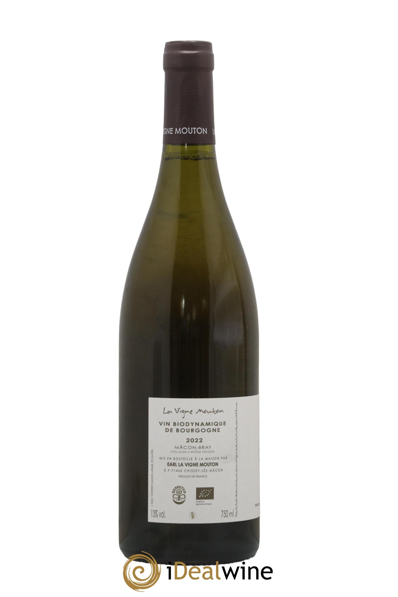 Mâcon Bray Terres De Chazeux Domaine La Vigne Mouton 2022 - Lot of 1 bottle - 1