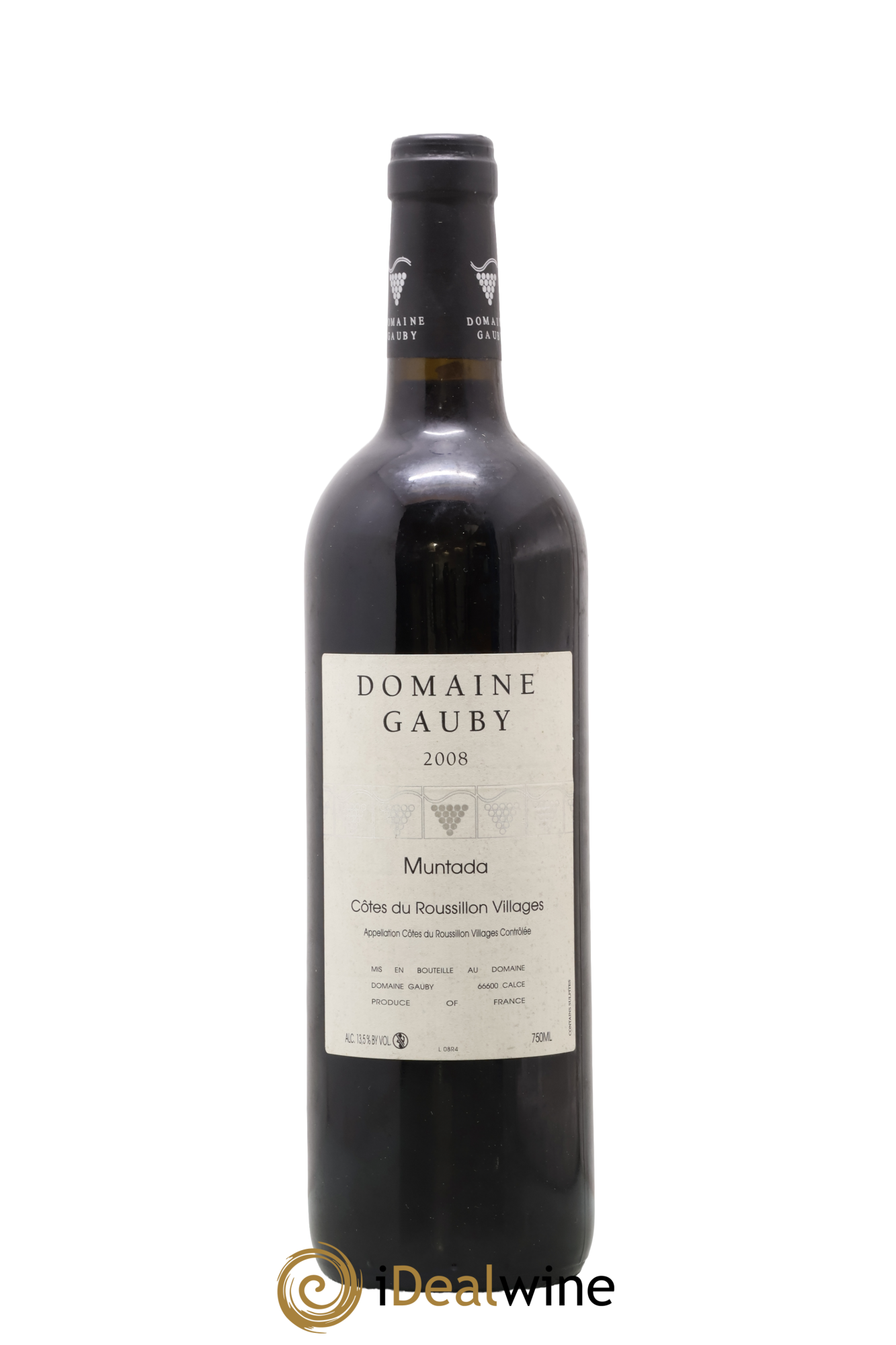 Côtes Catalanes (anciennement Côtes du Roussillon Villages) La Muntada Gauby (Domaine) 2008 - Lot de 1 bouteille - 0