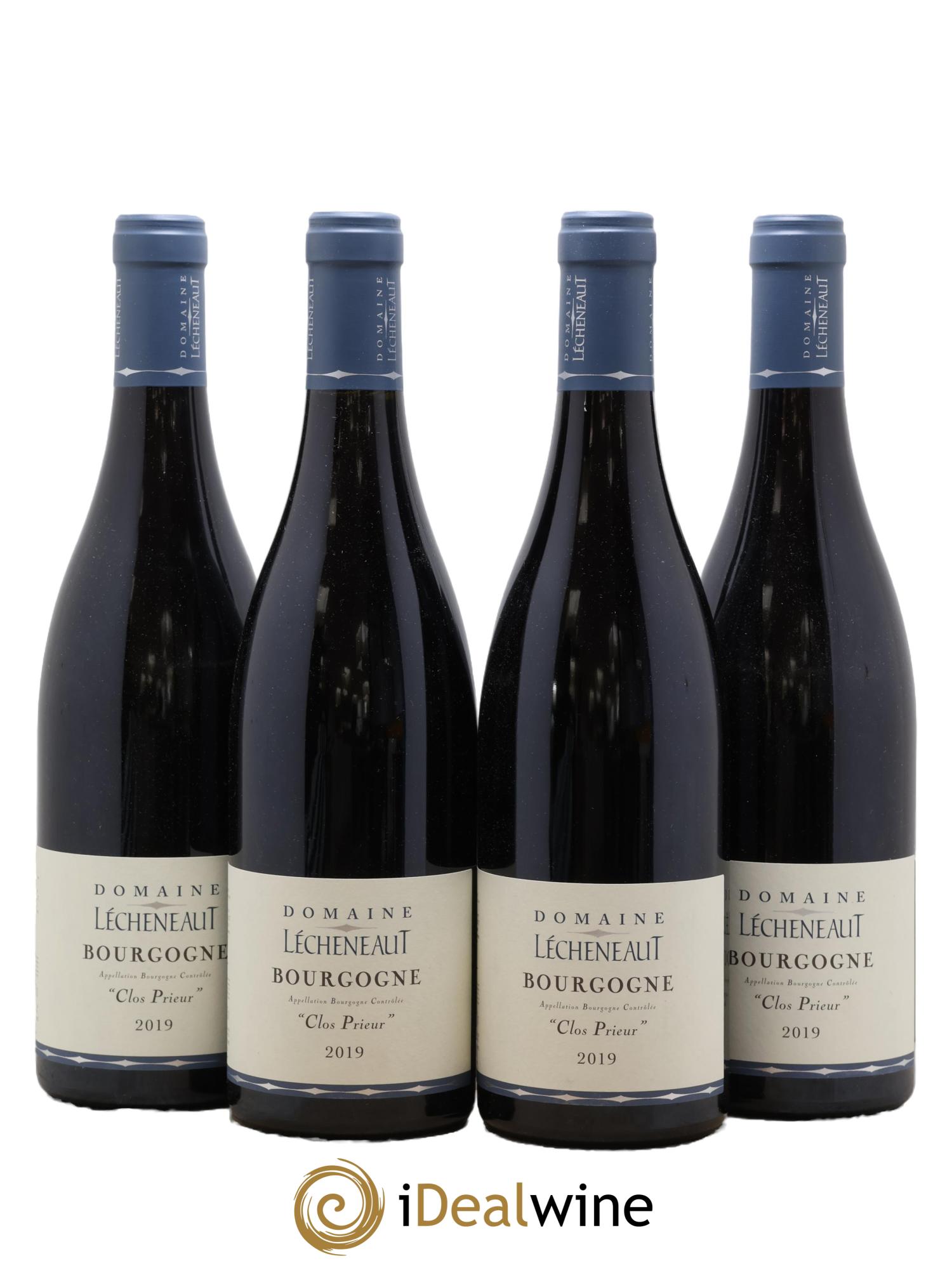 Bourgogne Clos Prieur Lécheneaut 2019 - Lot of 4 bottles - 0