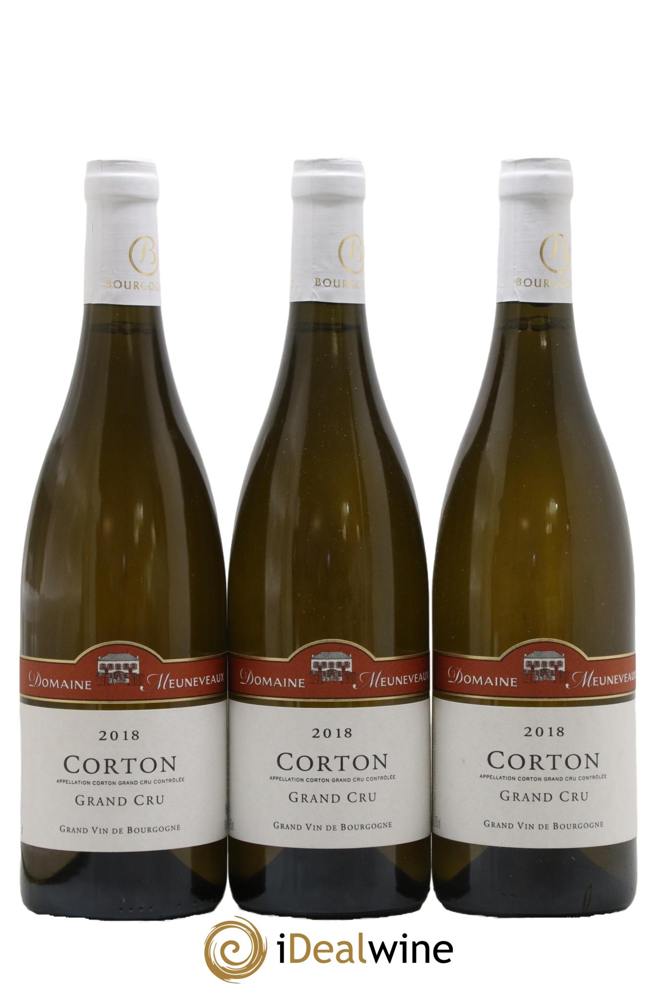 Corton Grand Cru Domaine Meuneveaux 2018 - Posten von 3 Flaschen - 0