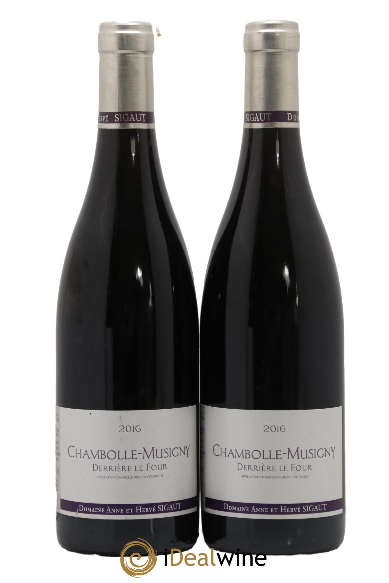 Chambolle-Musigny Derrière le Four Anne et Hervé Sigaut (Domaine) 2016 - Lot de 2 bouteilles - 0