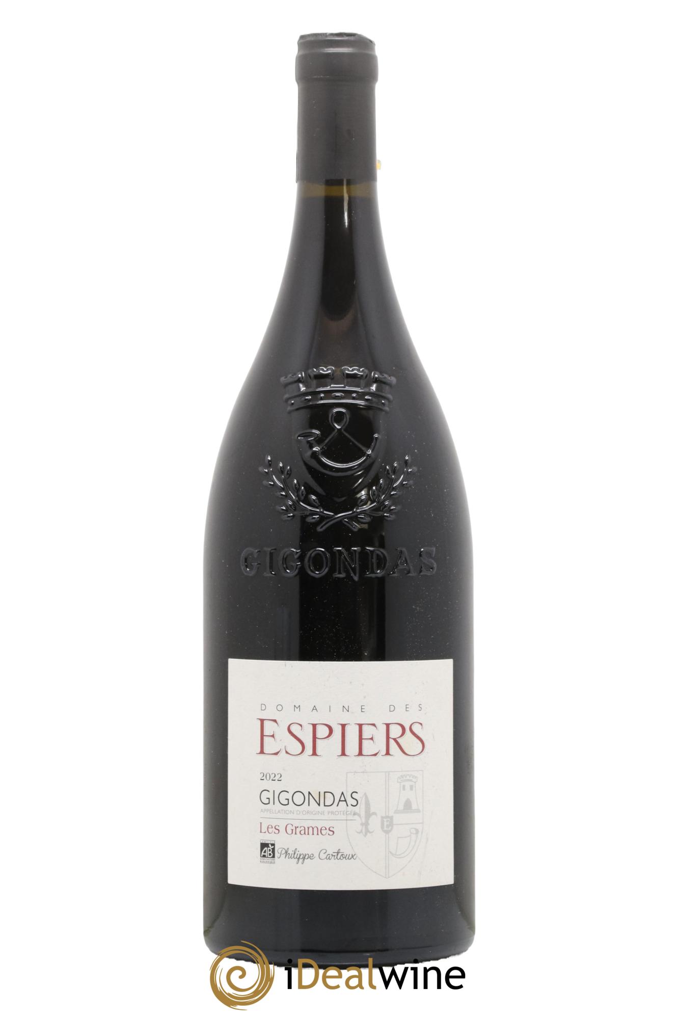 Gigondas Les Grames Domaine Des Espiers 2022 - Lot of 1 magnum - 0