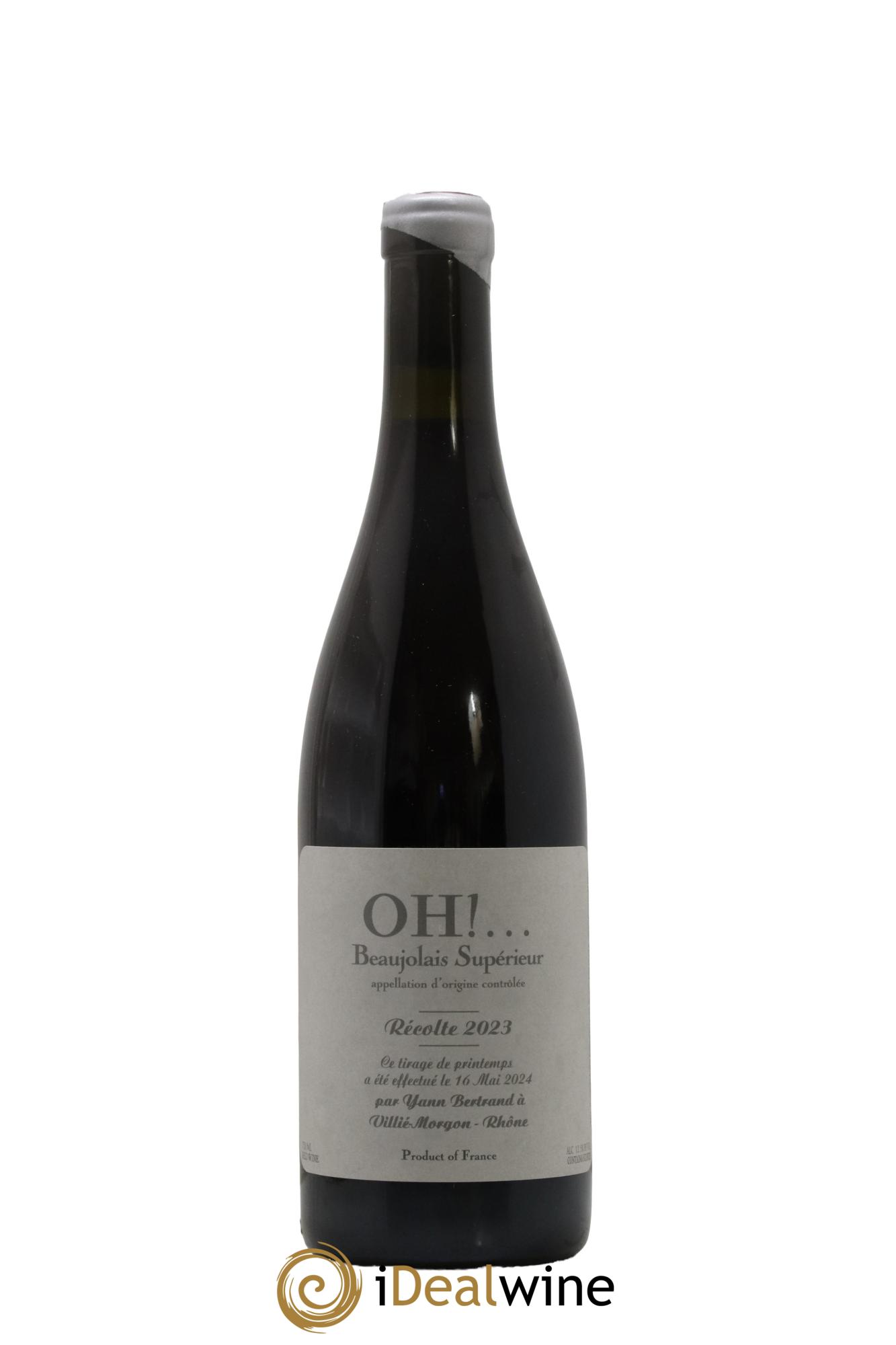 Beaujolais OH Yann Bertrand 2023 - Lot de 1 bouteille - 0