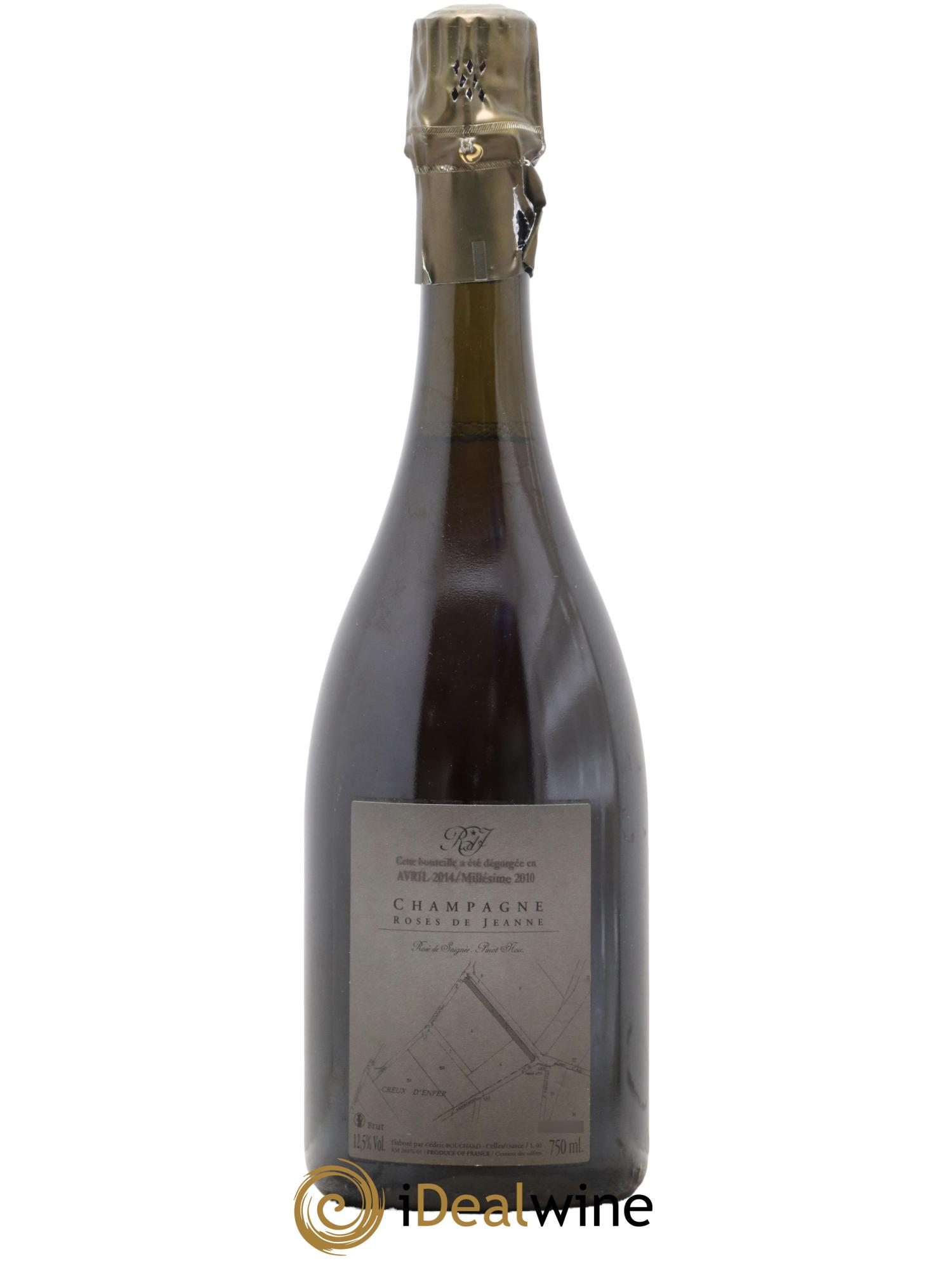 Roses de Jeanne Le Creux d'Enfer Cédric Bouchard 2010 - Lot de 1 bouteille - 1