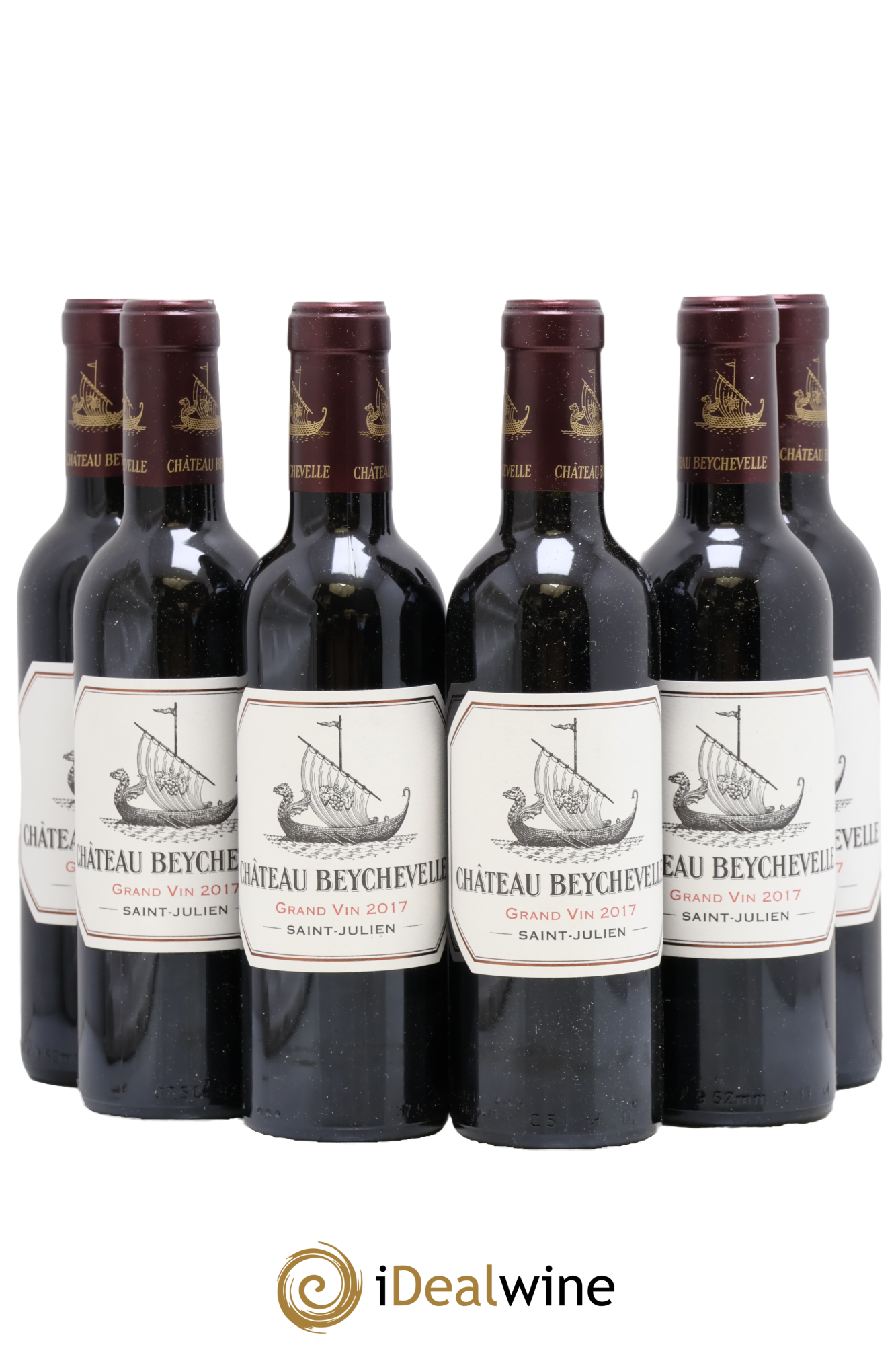 Château Beychevelle 4ème Grand Cru Classé 2017 - Lot of 6 half-bottles - 0