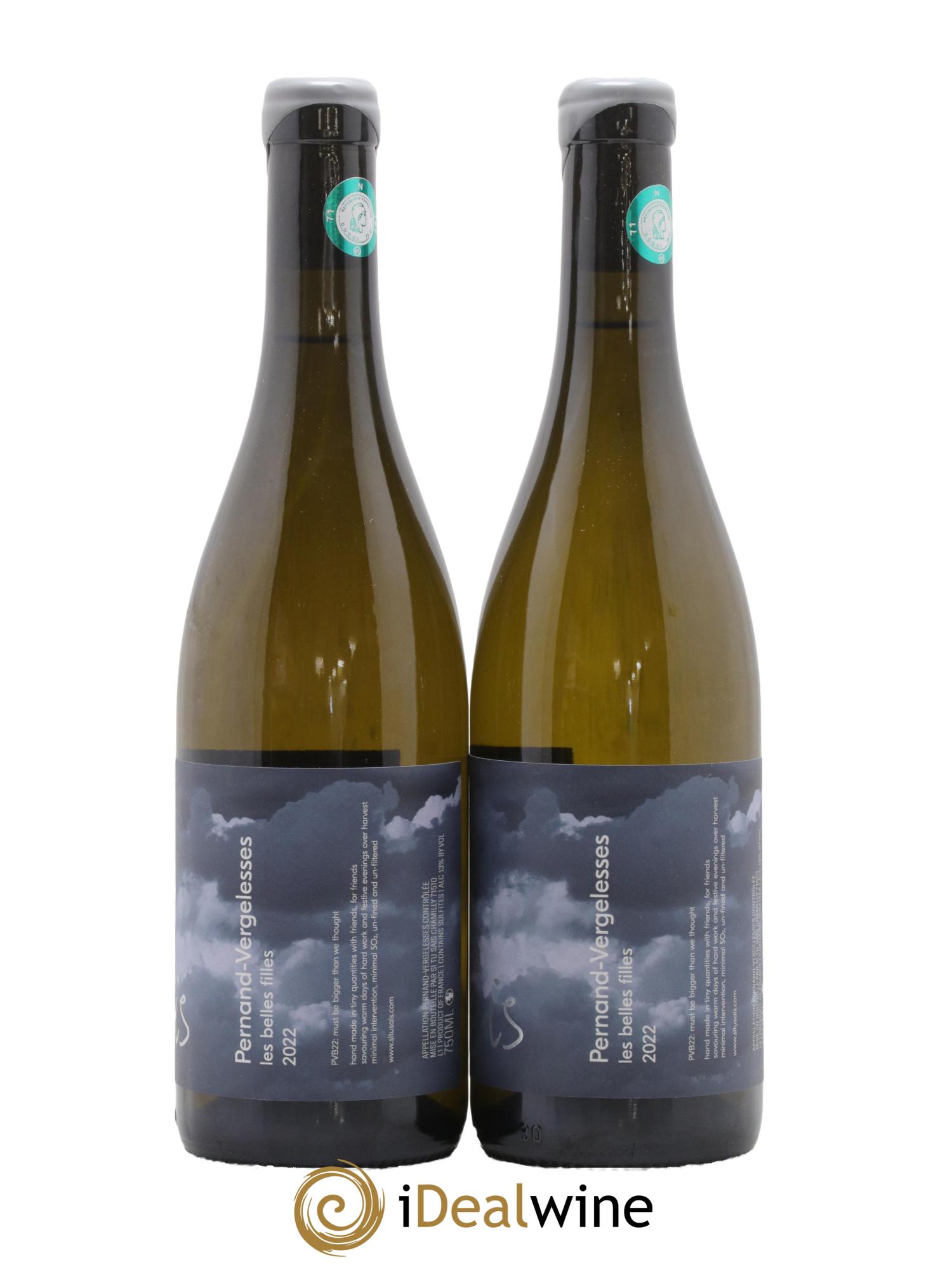 Pernand-Vergelesses Les Belles Filles Si Tu Sais 2022 - Lot de 2 bouteilles - 1
