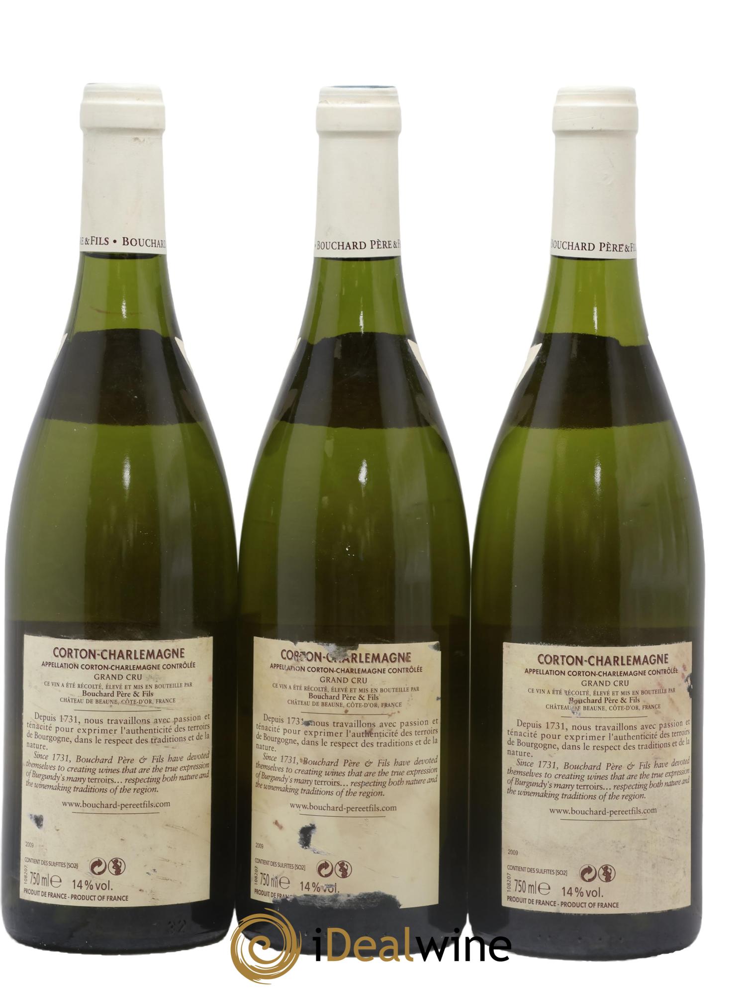 Corton-Charlemagne Grand Cru Bouchard Père & Fils 2009 - Posten von 3 Flaschen - 1