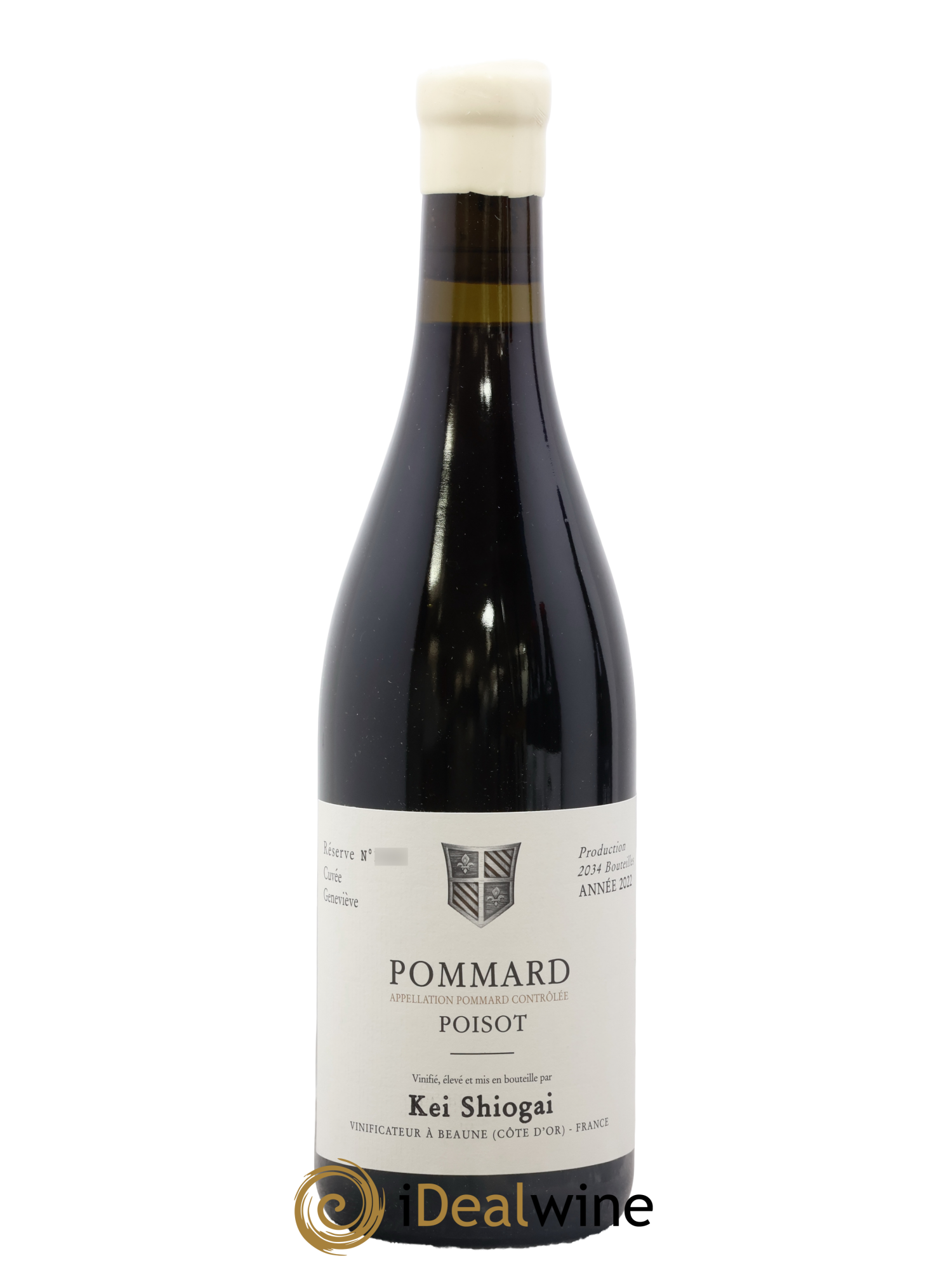 Pommard Poisot cuvée Geneviève Kei Shiogai 2022 - Lot de 1 bouteille - 0