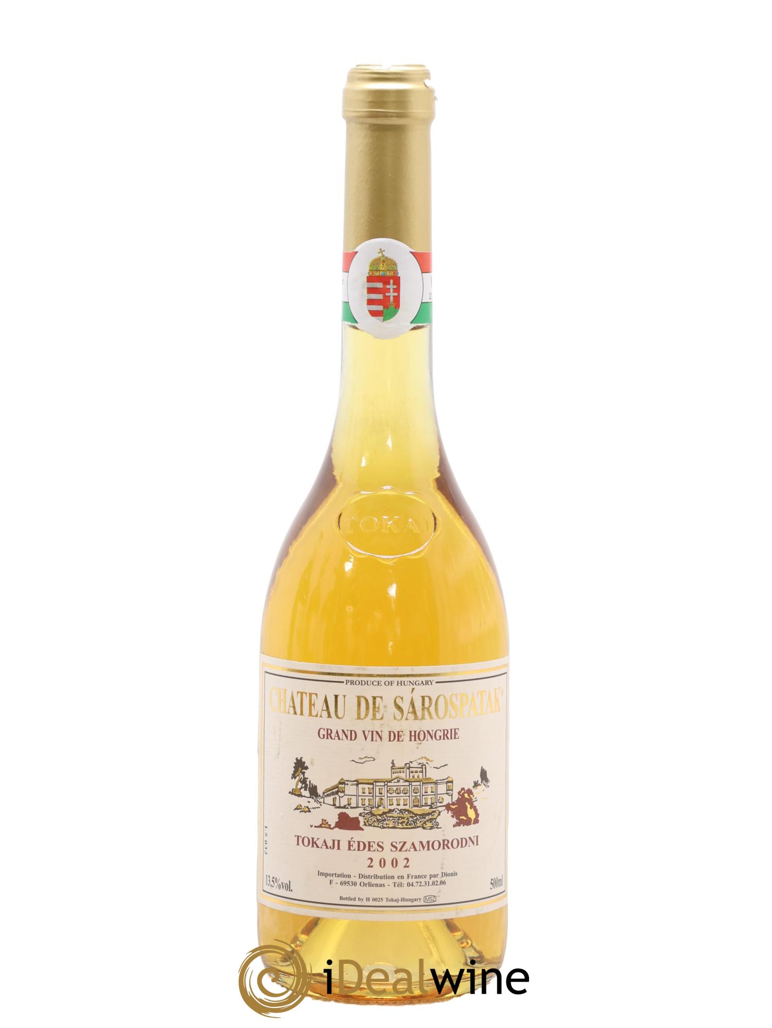 Tokaji Edes Szamorodni Chateau Sarospatak 2002 - Lot of 1 500ml format - 0