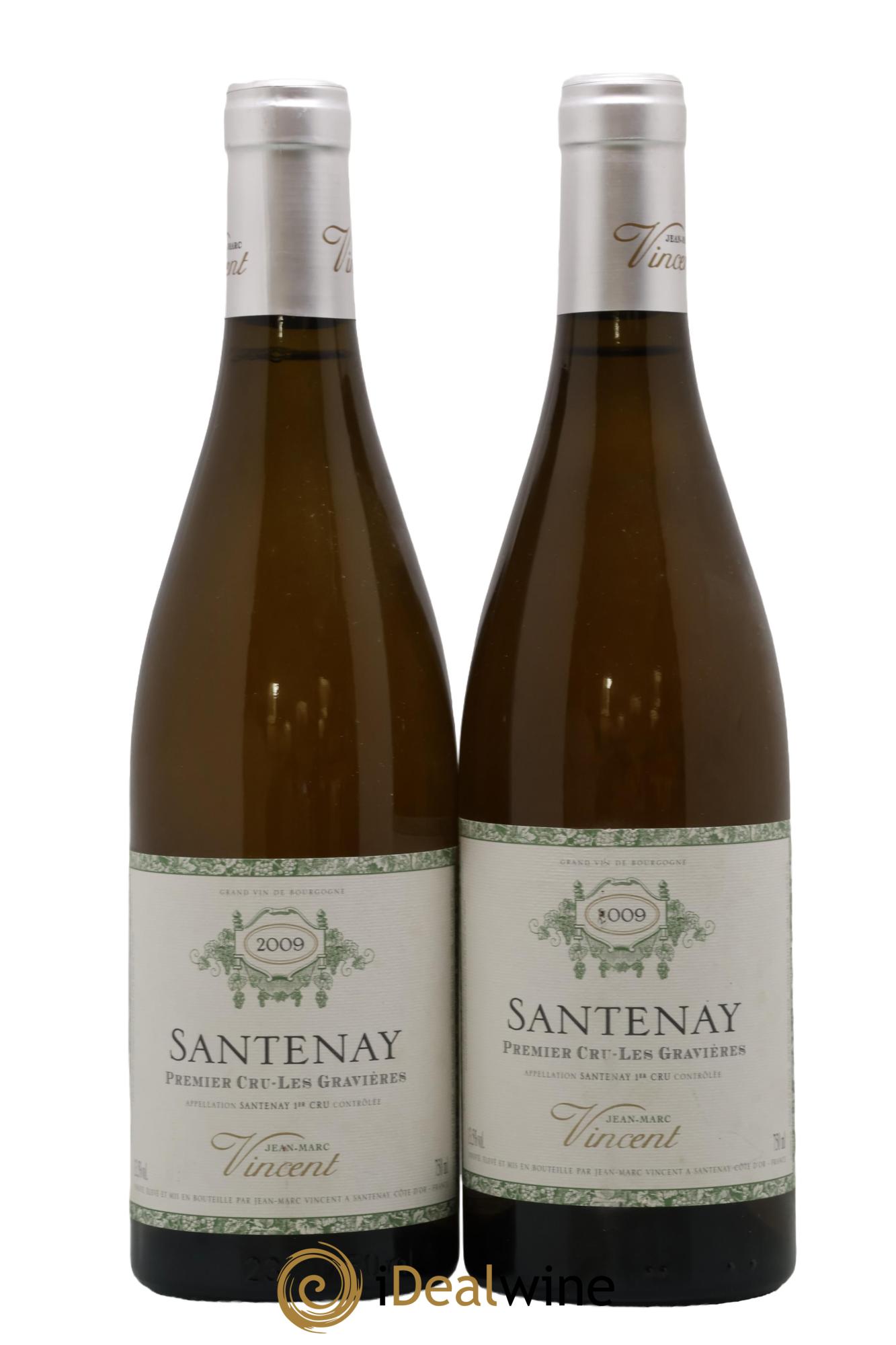 Santenay 1er Cru Les Gravières Jean-Marc Vincent (Domaine) 2009 - Posten von 2 Flaschen - 0