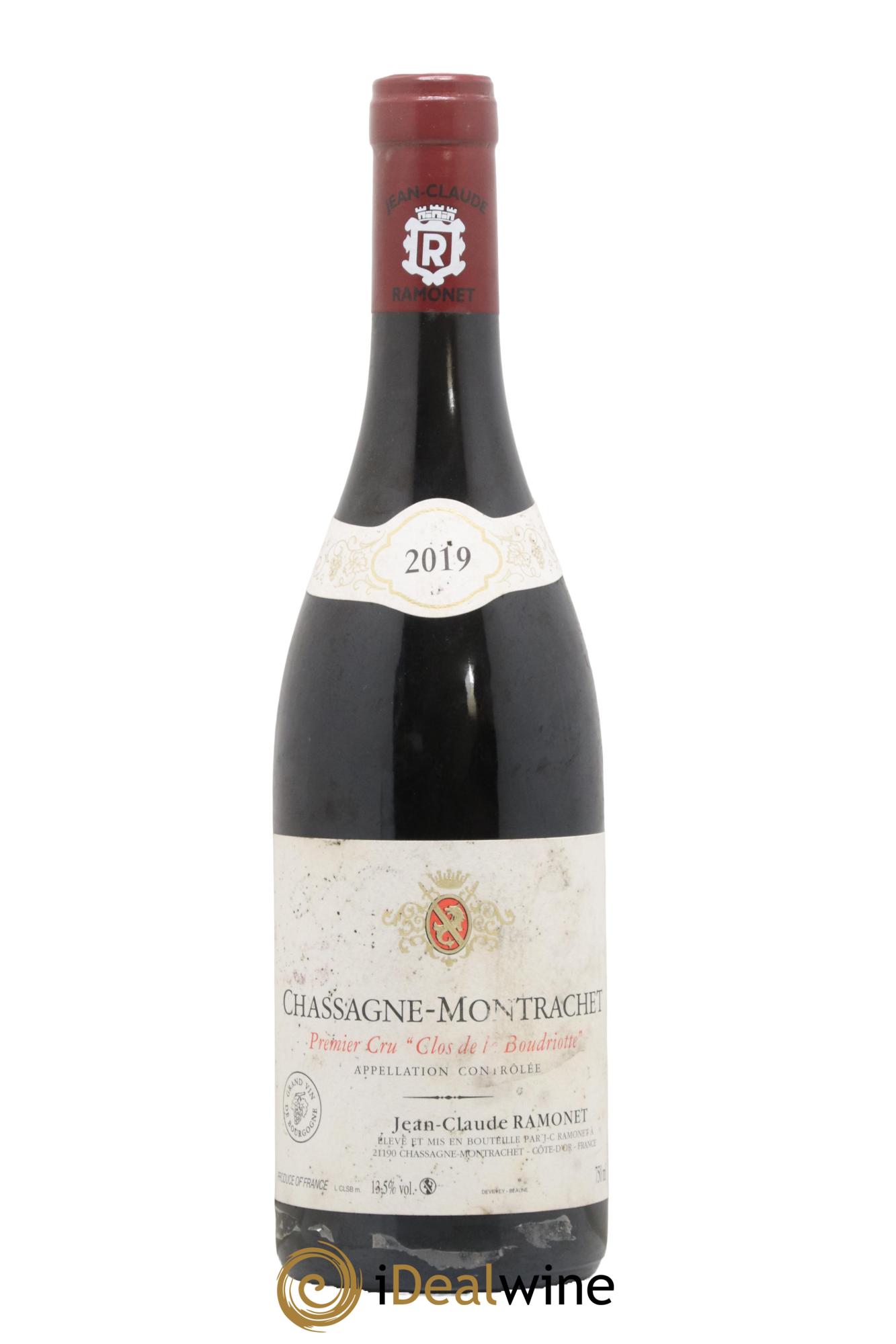 Chassagne-Montrachet 1er Cru Clos de la Boudriotte Ramonet (Domaine) 2019 - Lot de 1 bouteille - 0