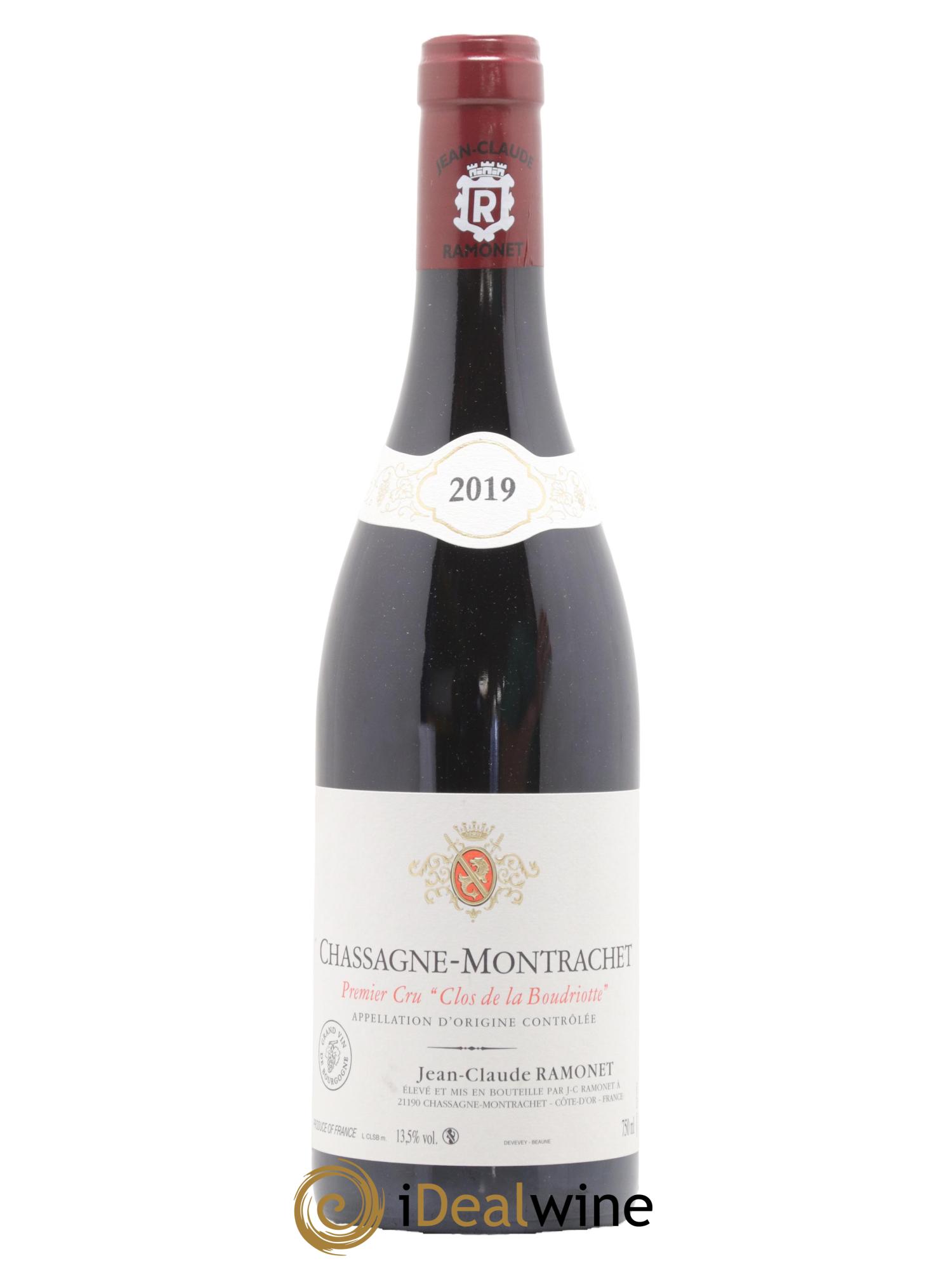 Chassagne-Montrachet 1er Cru Clos de la Boudriotte Ramonet (Domaine) 2019 - Lot de 1 bouteille - 0