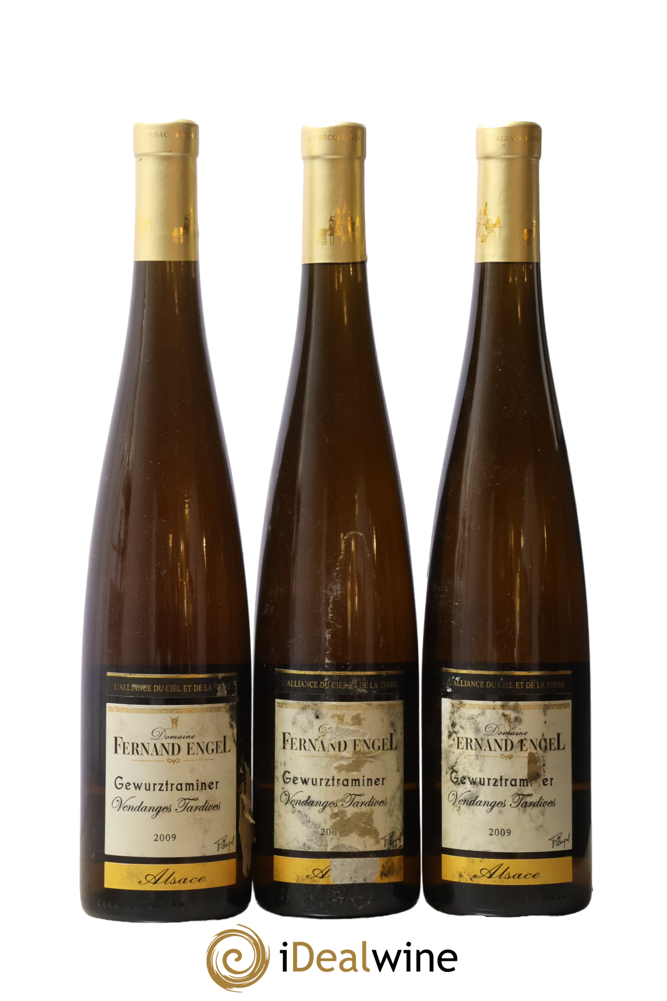 Alsace Gewurztraminer Vendange Tardive Fernand Engel 2009 - Lot of 3 bottles - 0
