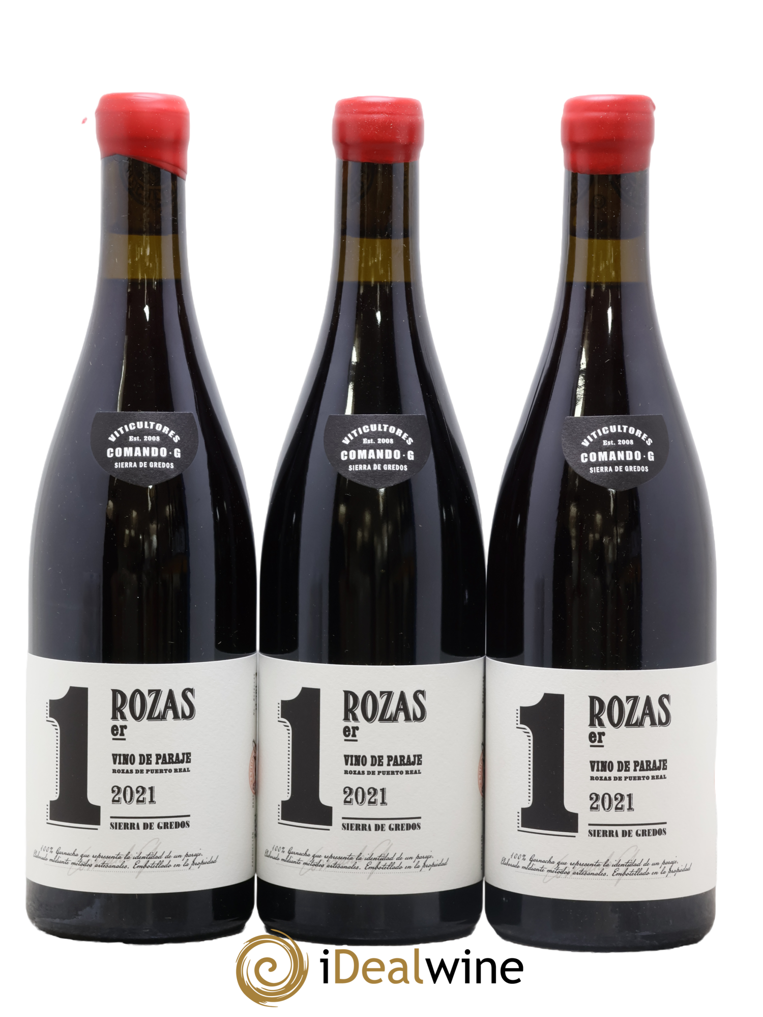 Vinos de Madrid DO Rozas 1er Comando G 2021 - Lot de 3 bouteilles - 0