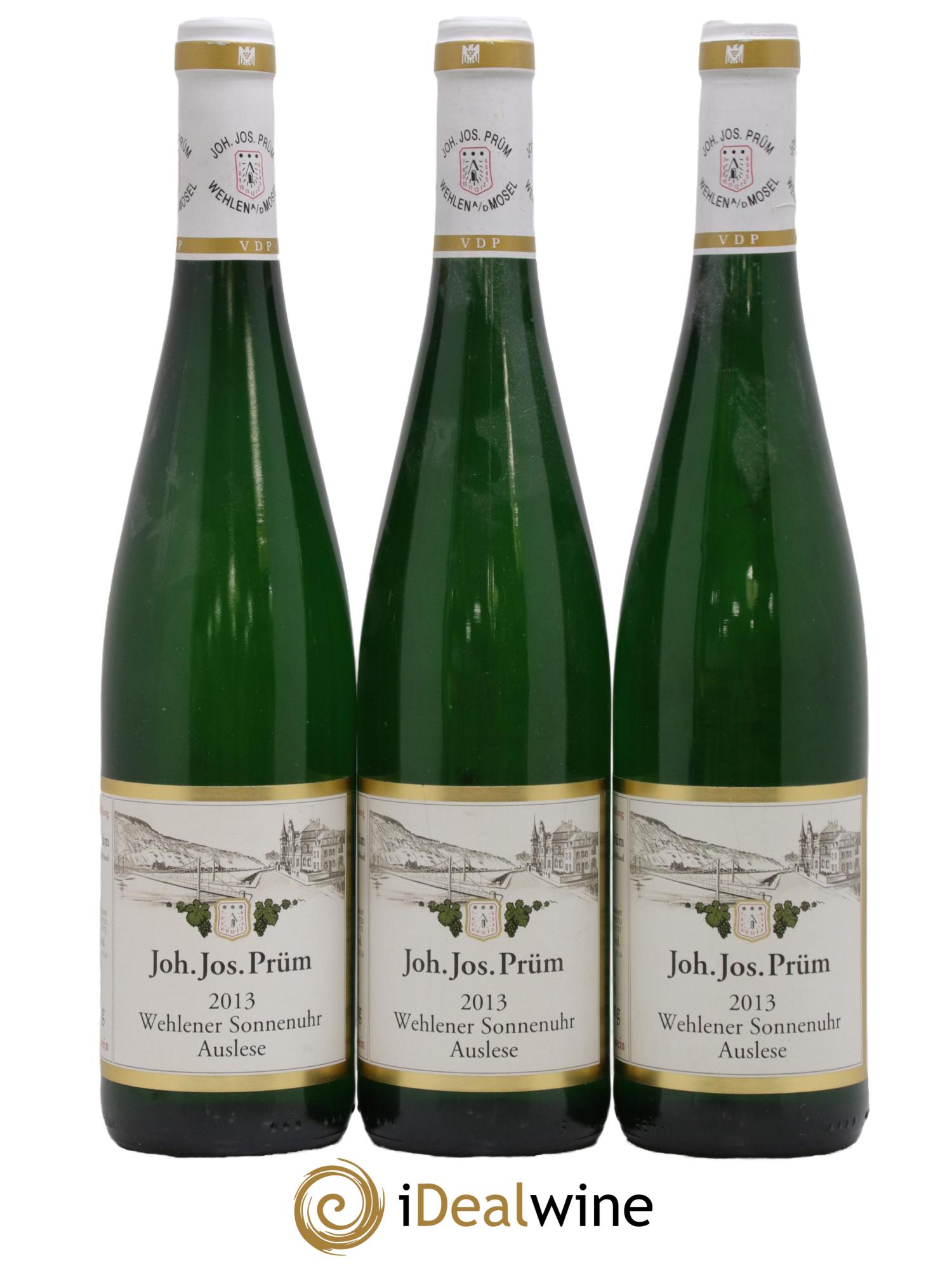 Riesling Joh. Jos. Prum Wehlener Sonnenuhr Auslese 2013 - Lot of 3 bottles - 0