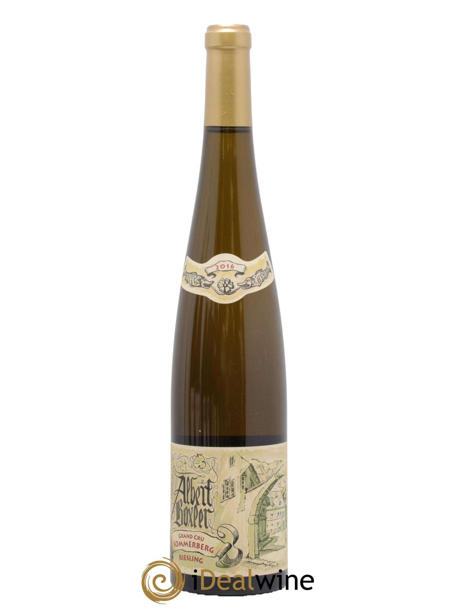Alsace Riesling Grand Cru Sommerberg D Albert Boxler 2016 - Lot de 1 bouteille - 0