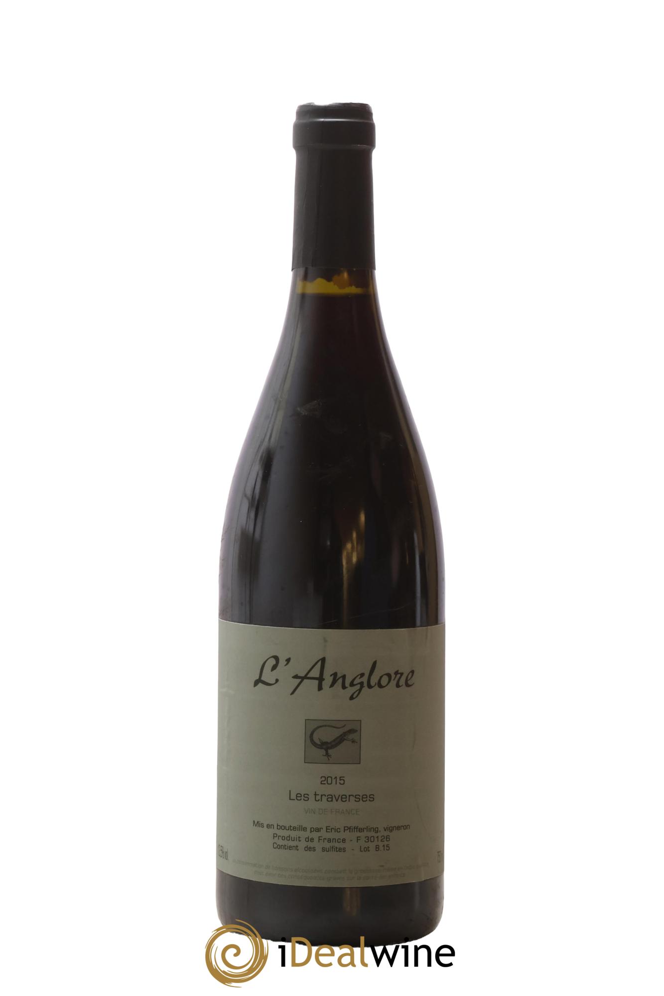 Vin de France Les Traverses L'Anglore 2015 - Lot of 1 bottle - 0