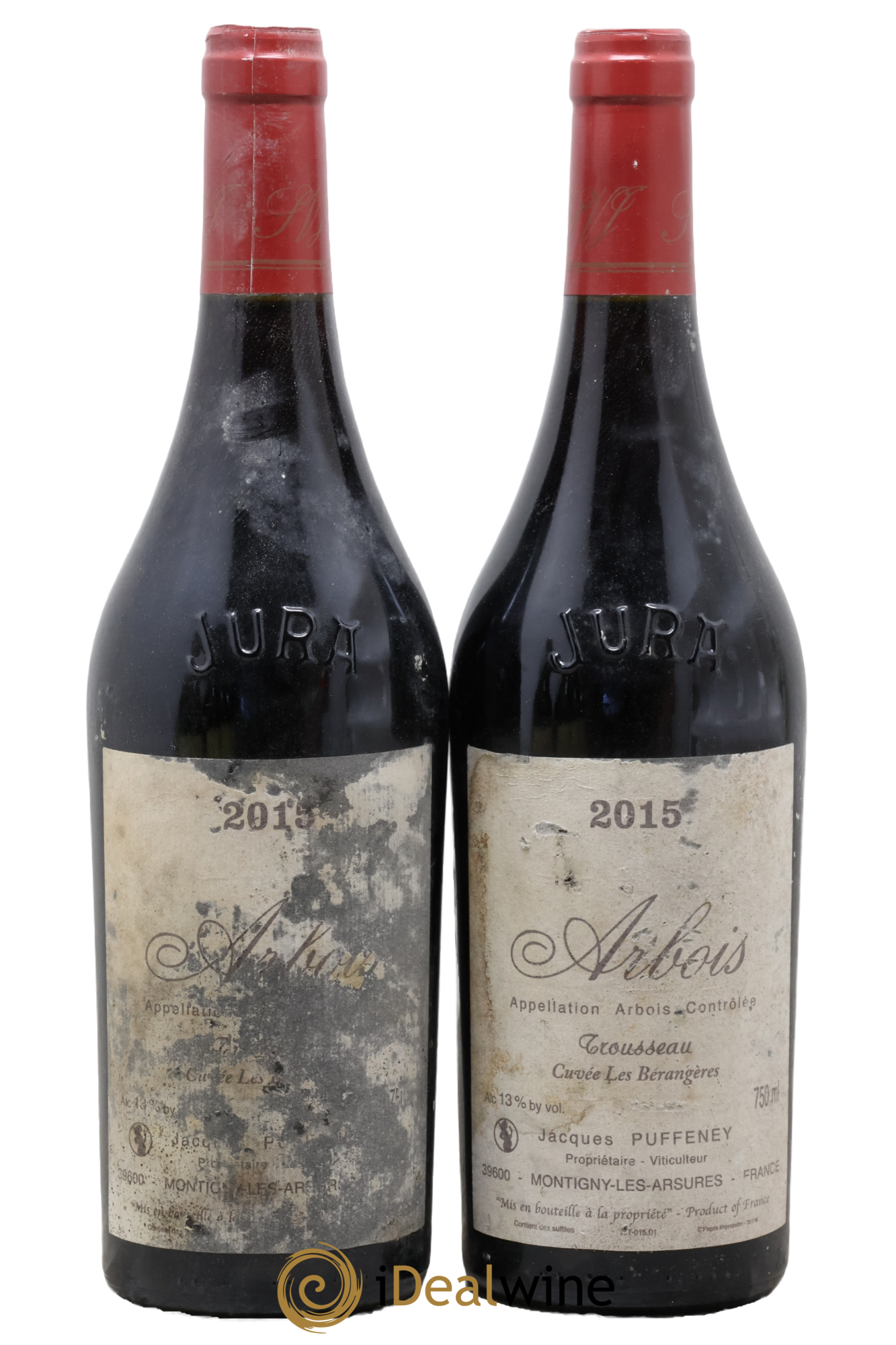 Arbois Trousseau Cuvée Les Bérangères Jacques Puffeney 2015 - Lot de 2 bouteilles - 0