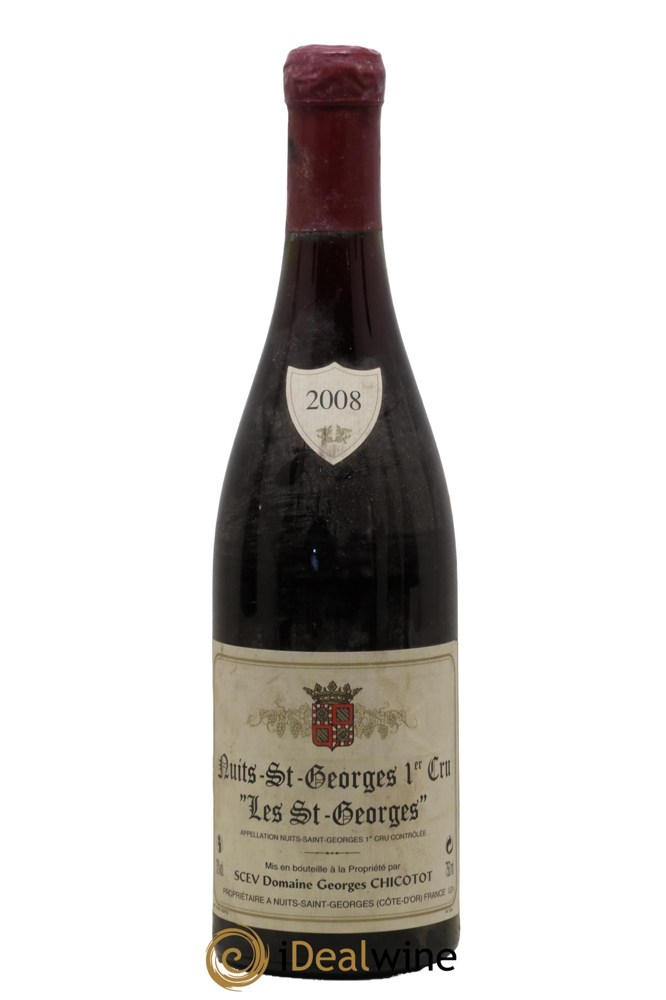 Nuits-Saint-Georges 1er Cru Les Saint-Georges Chicotot 2008 - Lotto di 1 bottiglia - 0