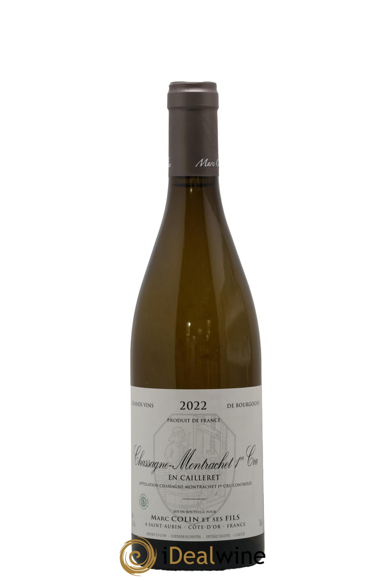 Chassagne-Montrachet 1er Cru Les Caillerets Marc Colin & Fils 2022 - Lot de 1 bouteille - 0