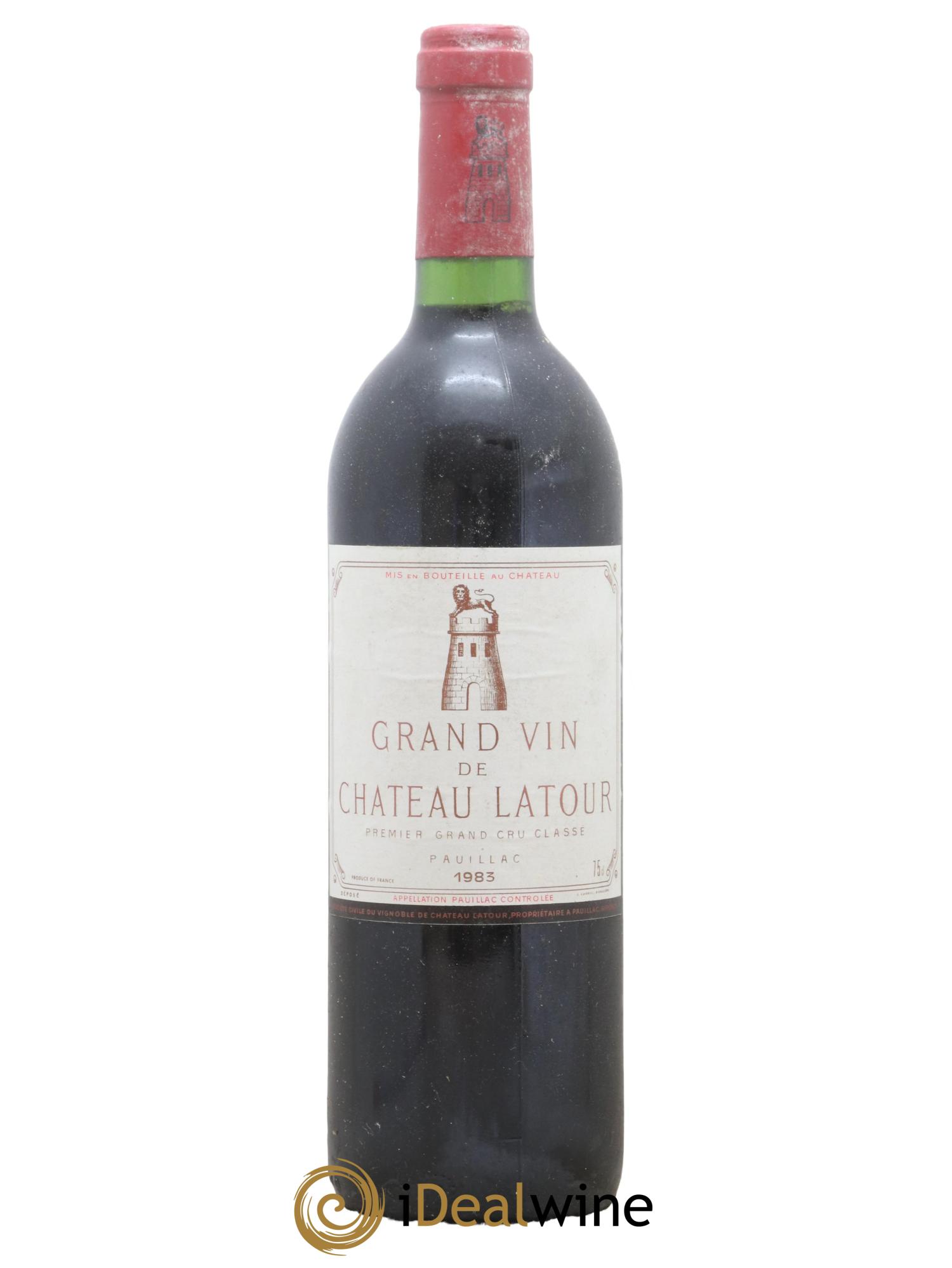 Château Latour 1er Grand Cru Classé 1983 - Lot de 1 bouteille - 0