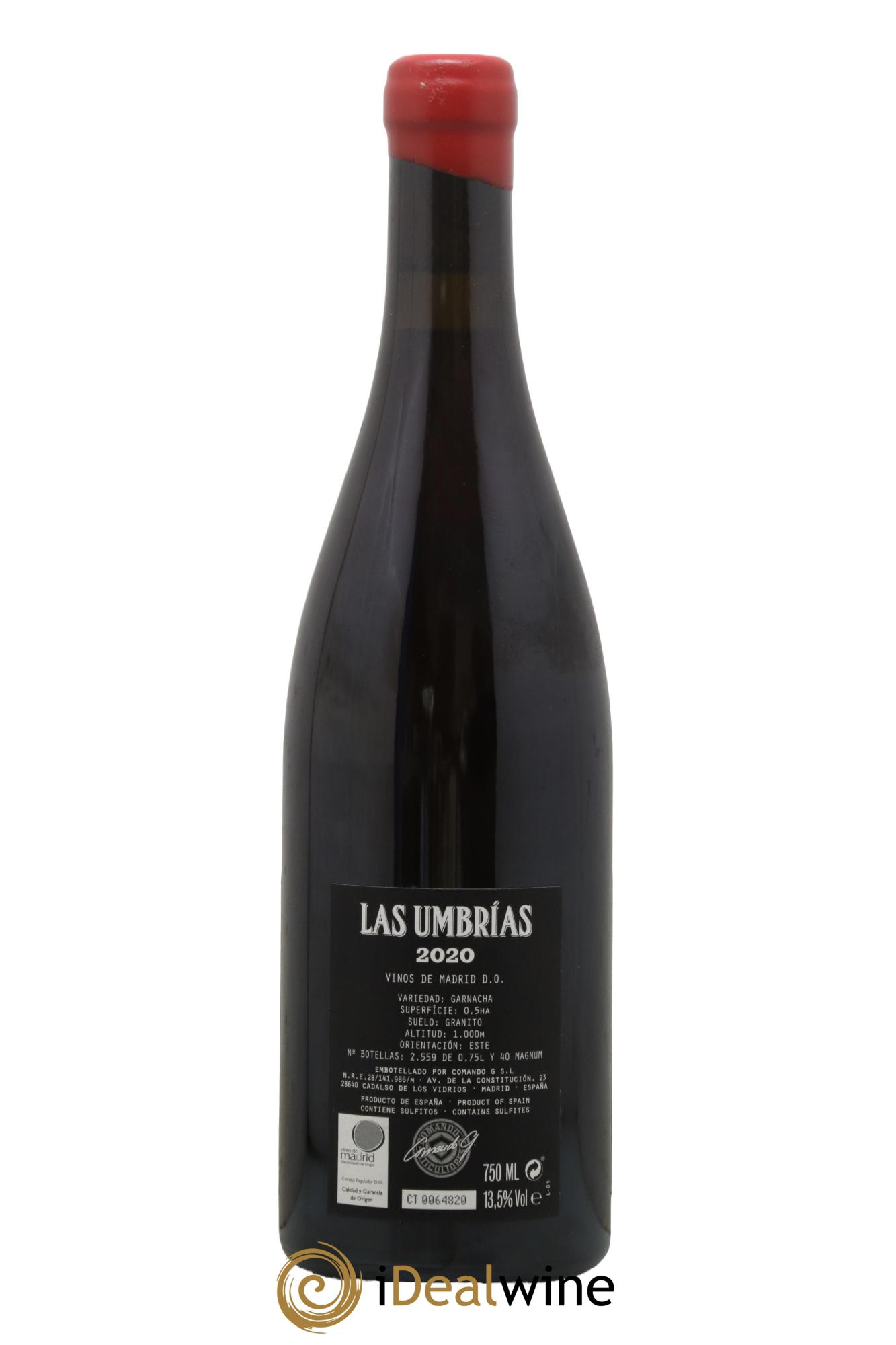 Vinos de Madrid DO Comando G Las Umbrias 2020 - Lotto di 1 bottiglia - 1