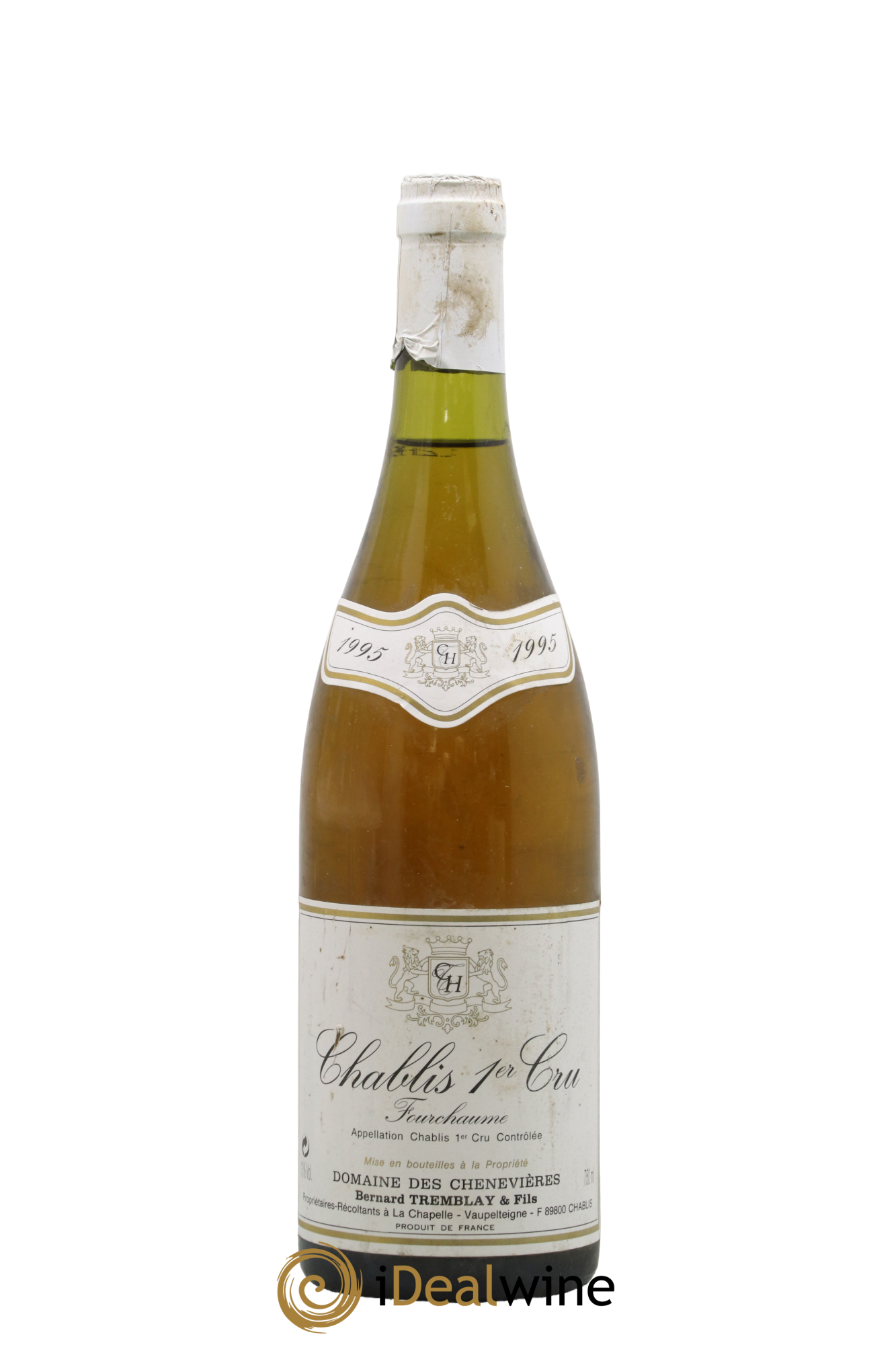 Chablis 1er Cru Fourchaumes Domaine Des Chenevieres Bernard Tremblay 1995 - Lot of 1 bottle - 0