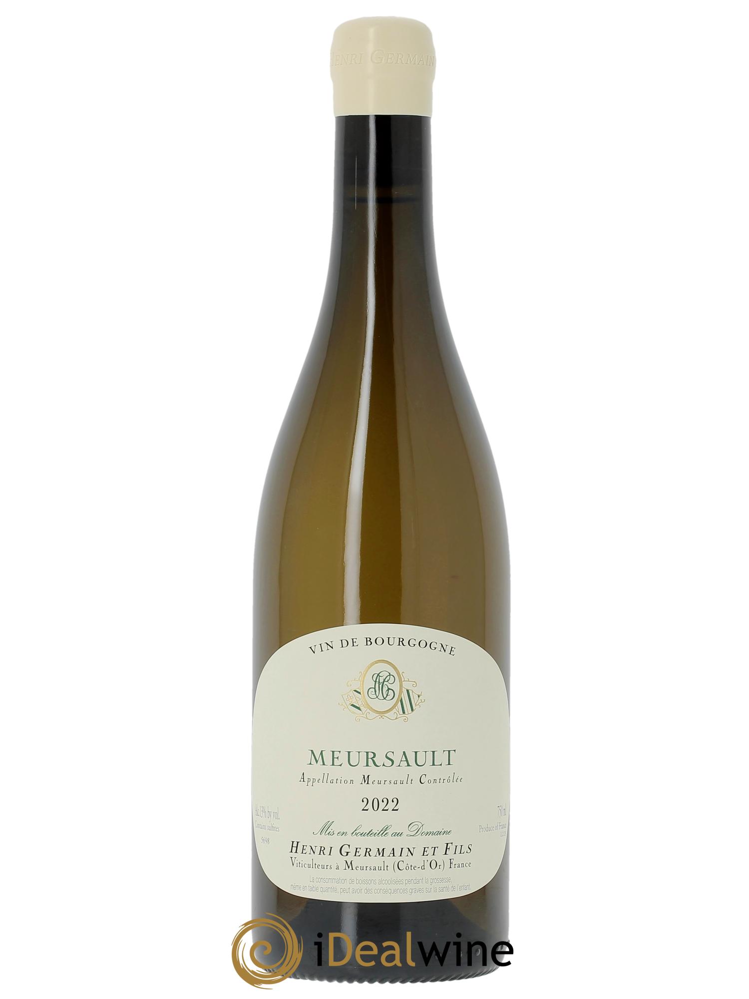 Meursault Henri Germain 2022 - Lot de 1 bouteille - 0