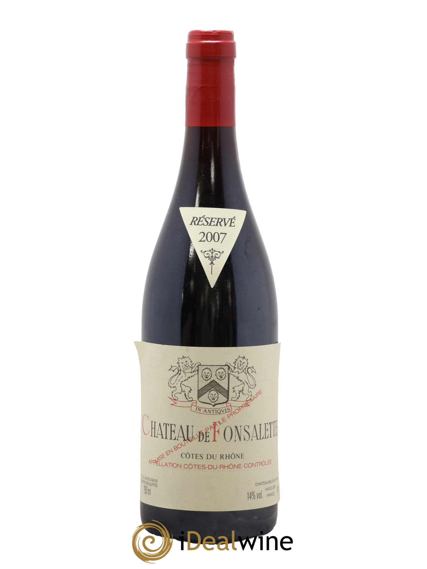 Côtes-du-Rhône Château de Fonsalette Emmanuel Reynaud 2007 - Lot de 1 bouteille - 0