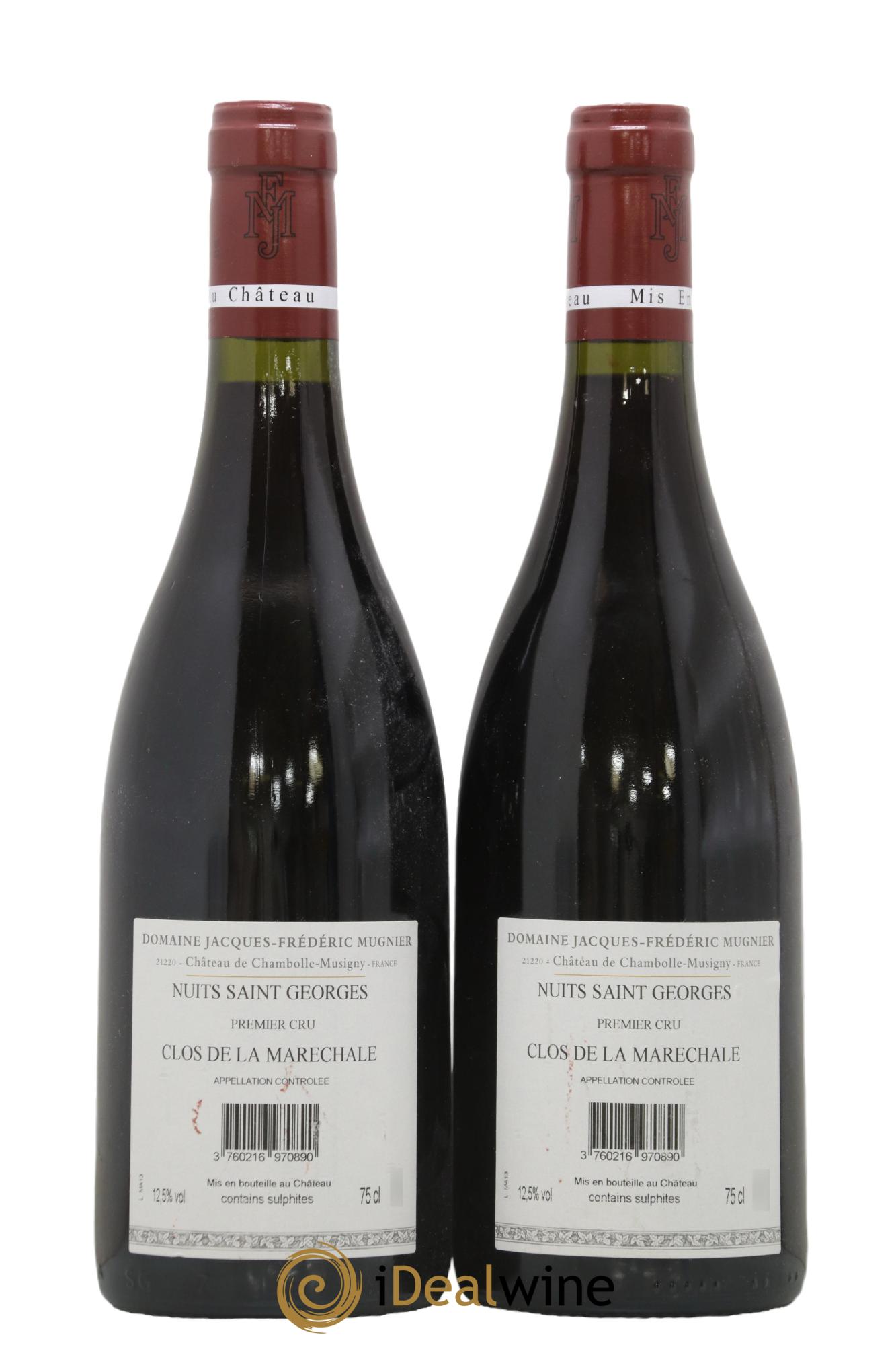 Nuits-Saint-Georges 1er Cru Clos de La Maréchale Jacques-Frédéric Mugnier  2013 - Lot de 2 bouteilles - 1