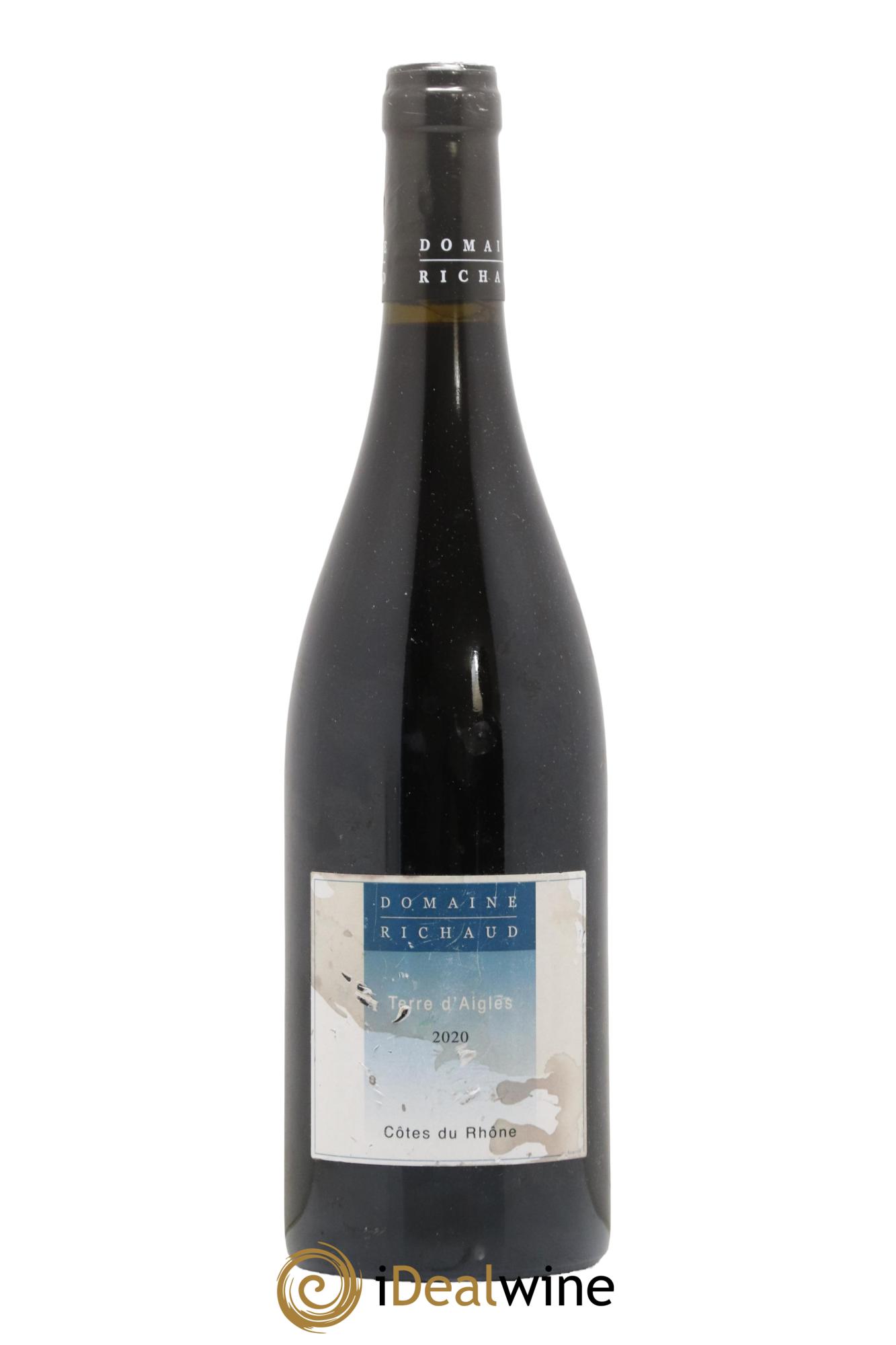 Côtes-du-Rhône Terre d'Aigles Marcel Richaud 2020 - Lot de 1 bouteille - 0