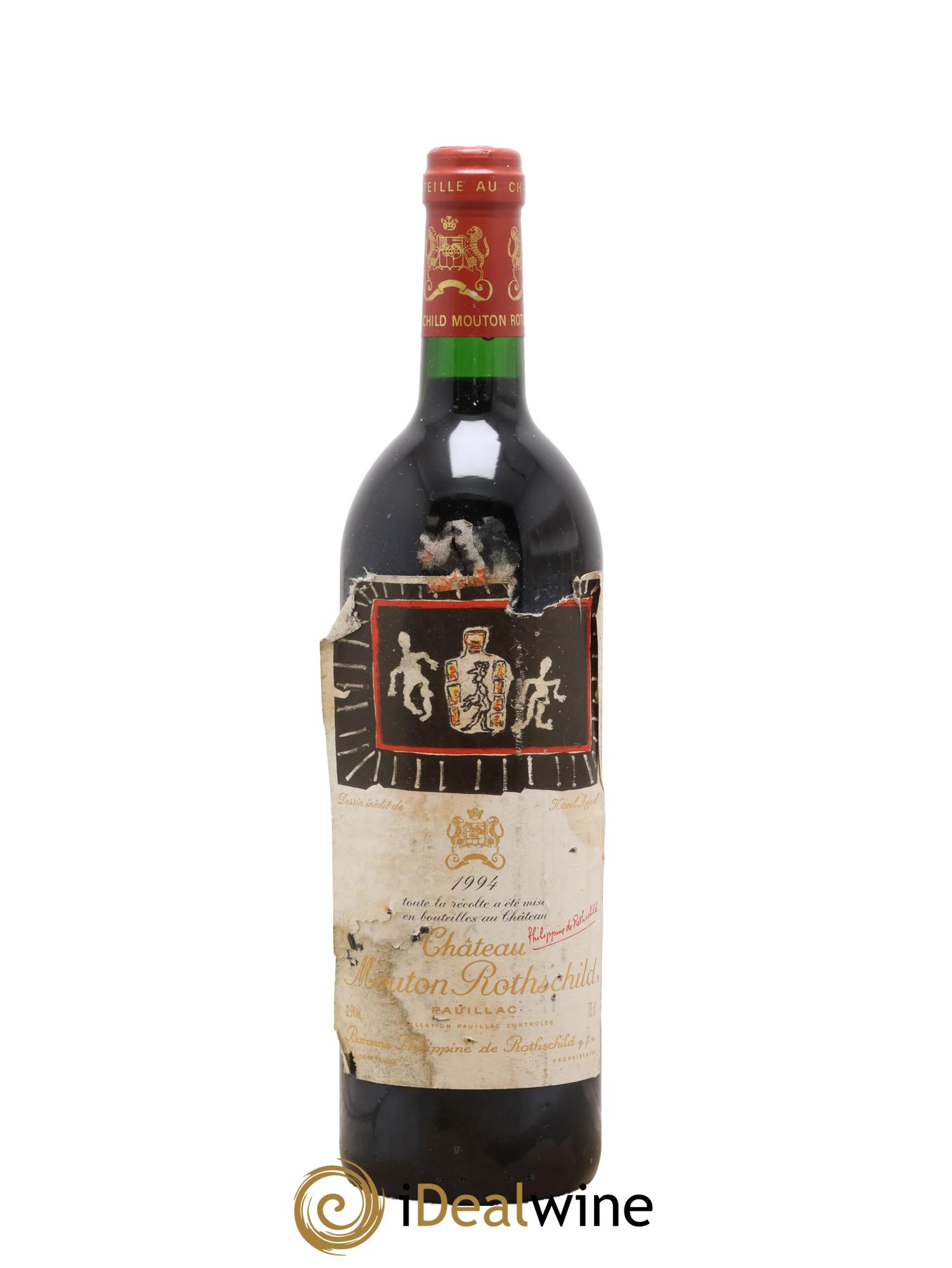 Château Mouton Rothschild 1er Grand Cru Classé 1994 - Posten von 1 Flasche - 0