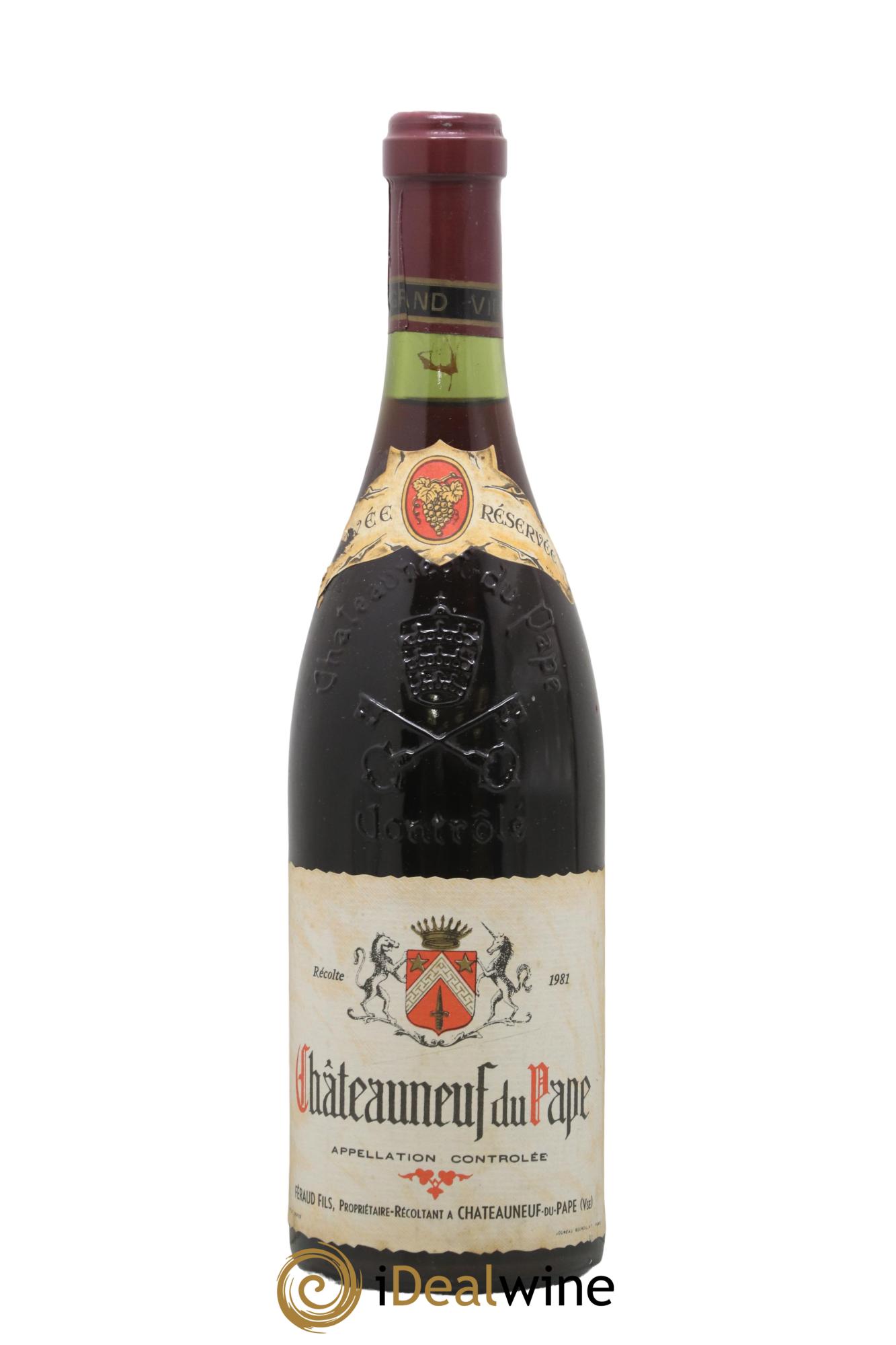 Châteauneuf-du-Pape Domaine du Pégau Cuvée Réservée Paul et Laurence Féraud 1981 - Lot de 1 bouteille - 0