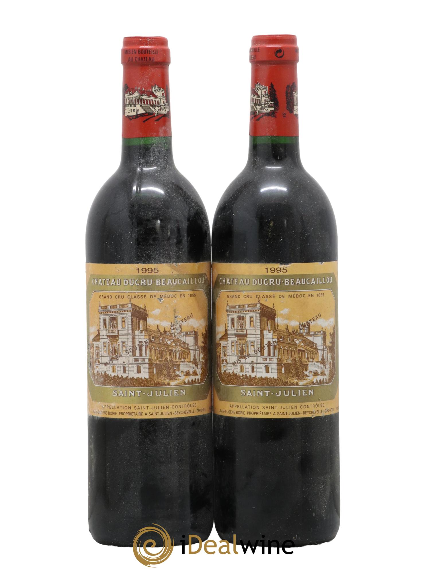 Château Ducru Beaucaillou 2ème Grand Cru Classé 1995 - Posten von 2 Flaschen - 0