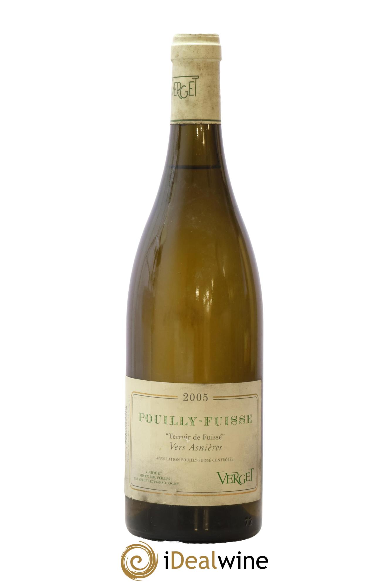 Pouilly-Fuissé Terroir De Fuissé Vers Asnières Domaine Verget 2005 - Lot de 1 bouteille - 0