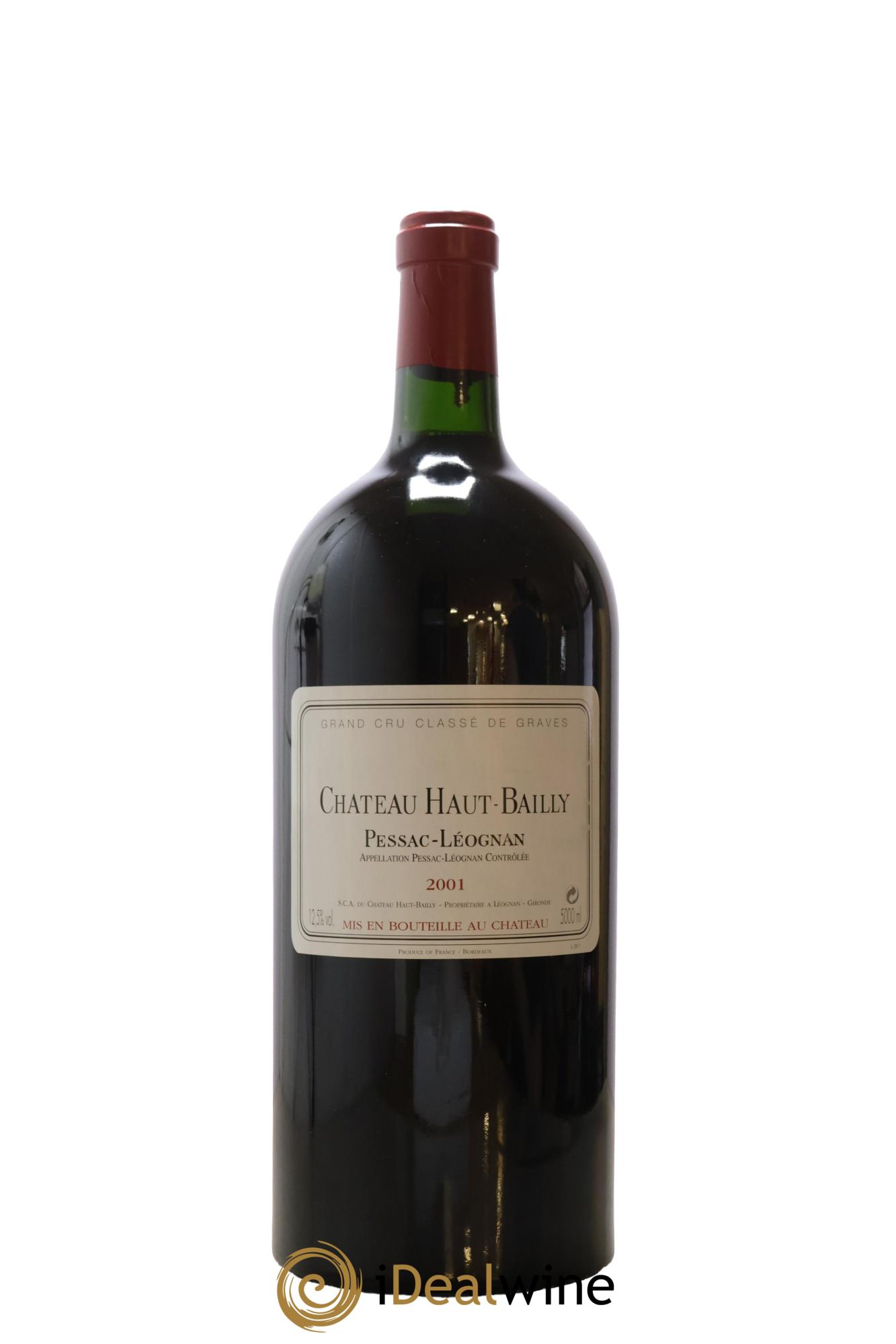Château Haut-Bailly Cru Classé de Graves 2001 - Lot de 1 jeroboam - 0