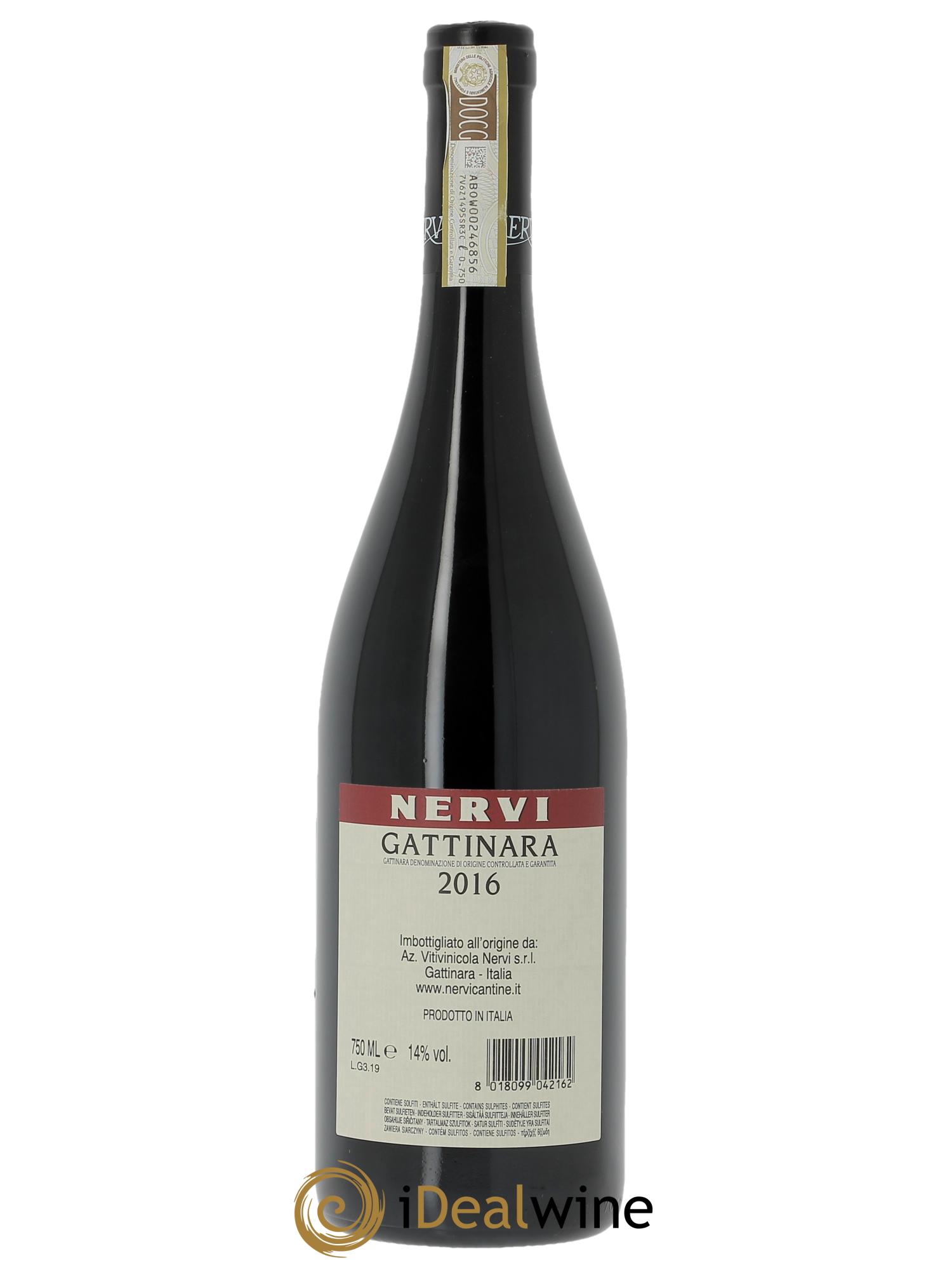 Gattinara DOCG Vigna Molsino Nervi Conterno 2016 - Lot de 1 bouteille - 1