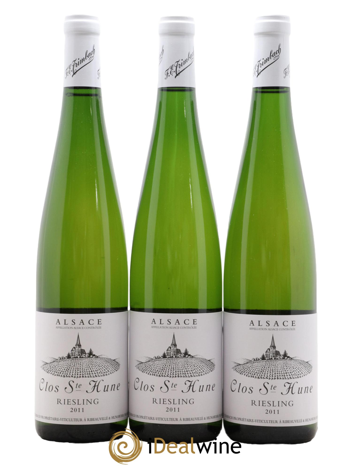 Alsace Riesling Clos Sainte-Hune Trimbach (Domaine) 2011 - Lot de 3 bouteilles - 0
