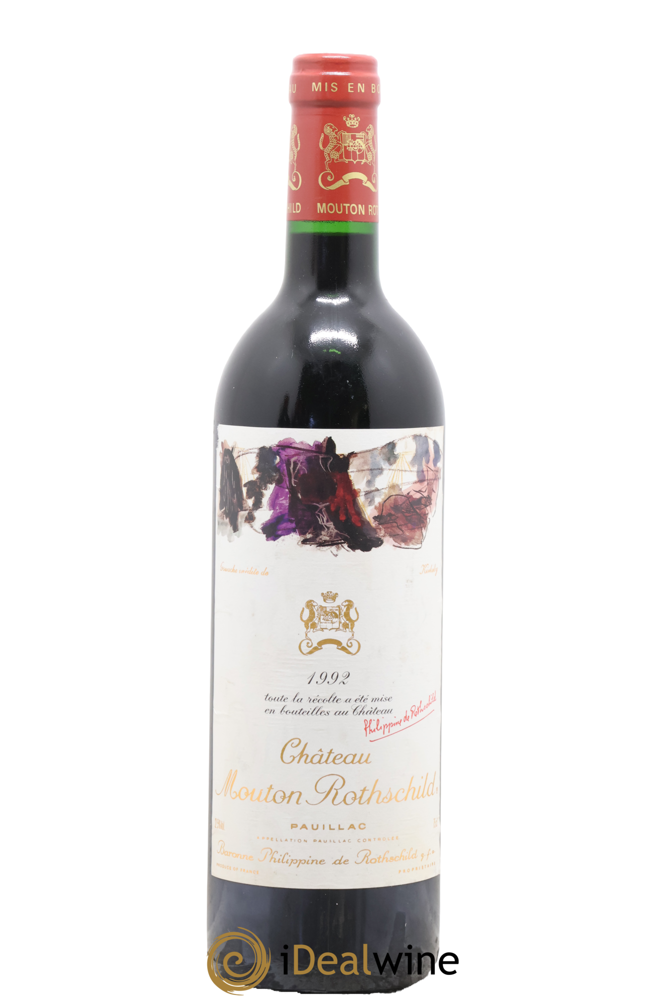 Château Mouton Rothschild 1er Grand Cru Classé 1992 - Lotto di 1 bottiglia - 0